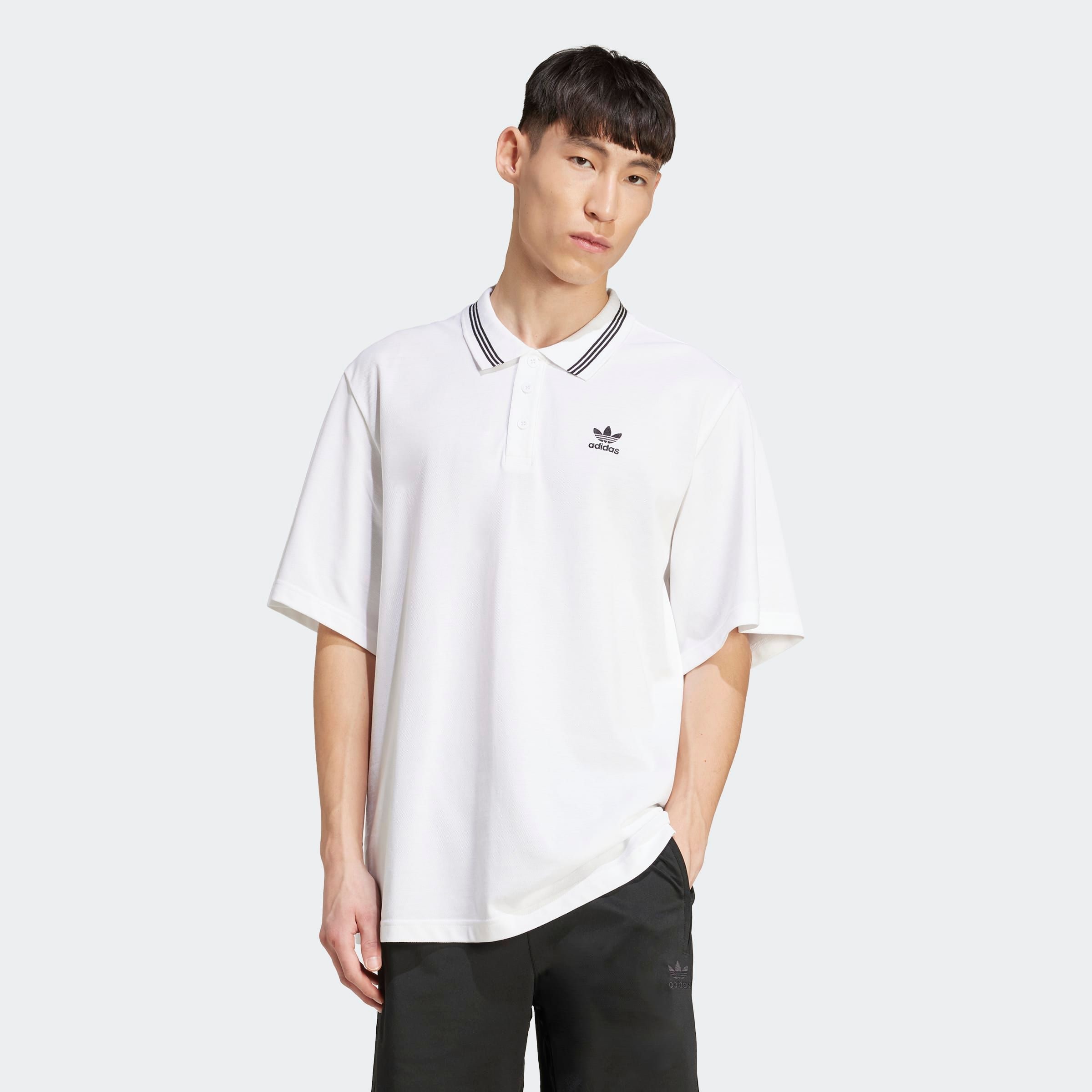 adidas Originals T-Shirt "LOOSE POLO" sportlicher Stil, lockere Silhouette, günstig online kaufen