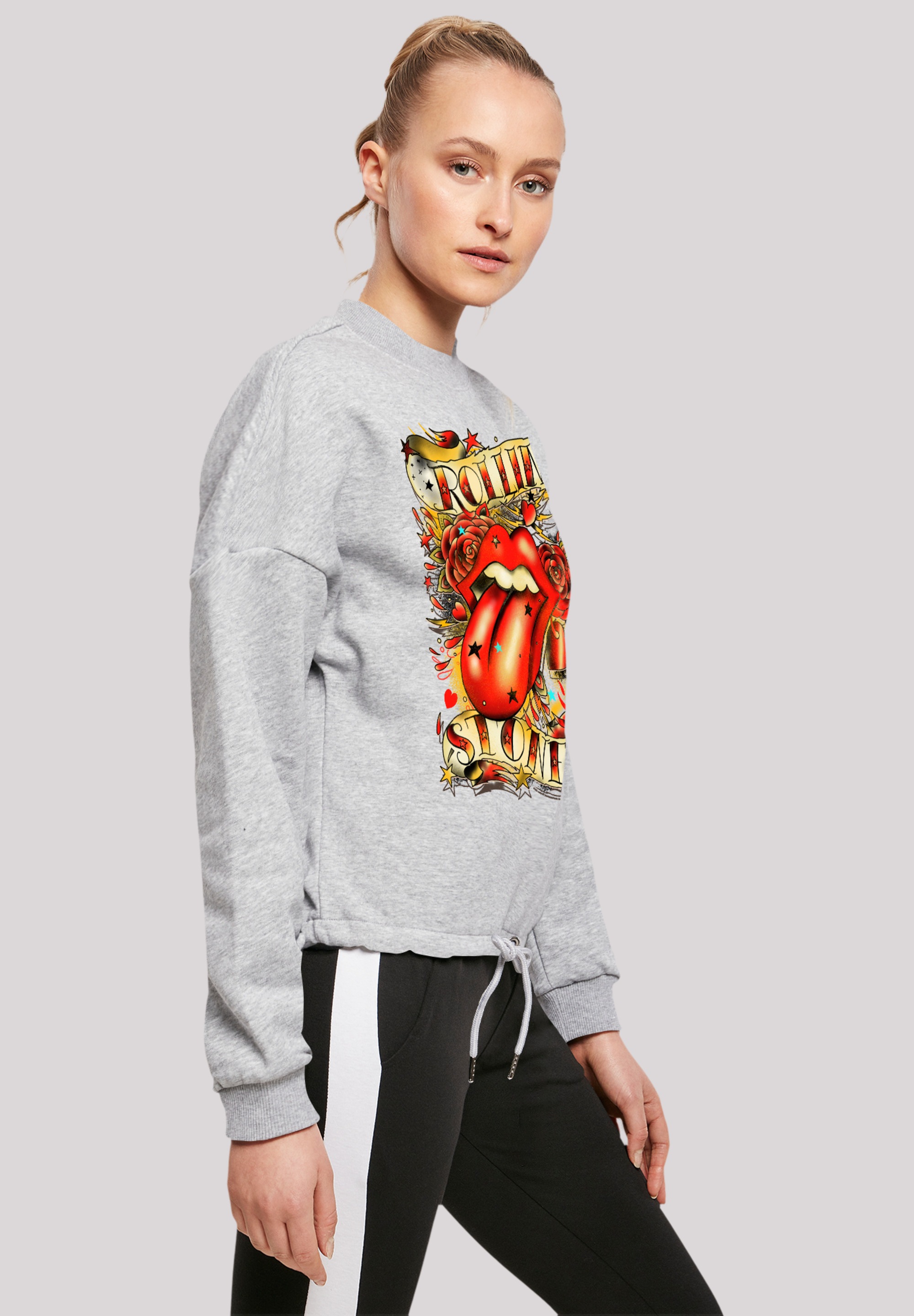 F4NT4STIC Sweatshirt »The Rolling Stones Tongue And Stars«, Musik, Band, Logo