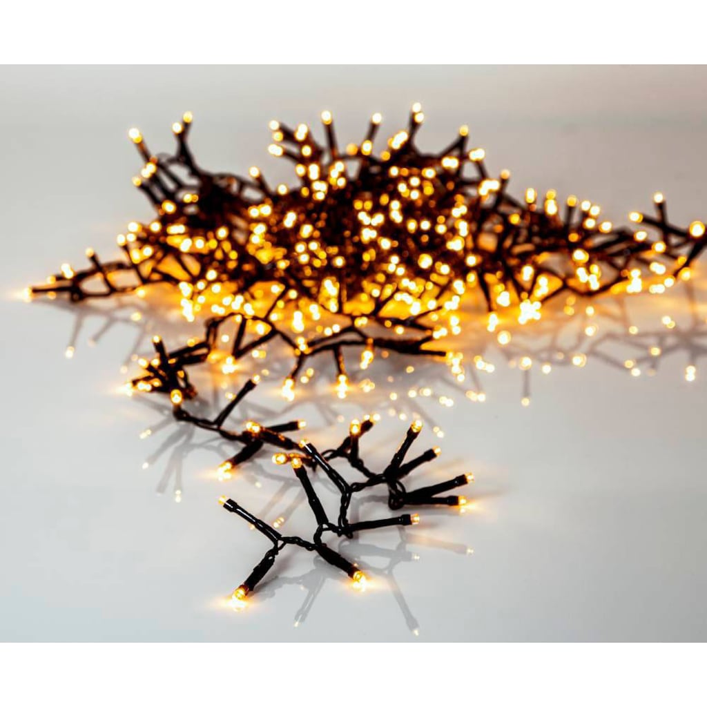 EGLO LED-Lichterkette »GOLDEN WARM WHITE«, 1200 St.-flammig, schwarz / 1200X0,064W / Beleuchtung - Licht - Weihnachtsbeleuchtung - Weihnachtsdeko - Dekolicht - Dekoration - Winter - Winterdeko - Weihnachten