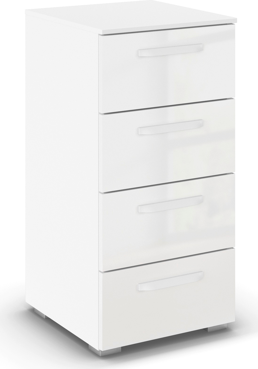 OTTO home Schubkastenkommode "Kommode Sideboard Schubladenkommode Schlafzimmerkommode OTELI" Breite 40 cm SOFT-CLOSE-FUNKTION, elegante Dekor- oder Hochglanzfront, mit 4 geräumigen Schubladen für viel Stauraum MADE IN GERMANY