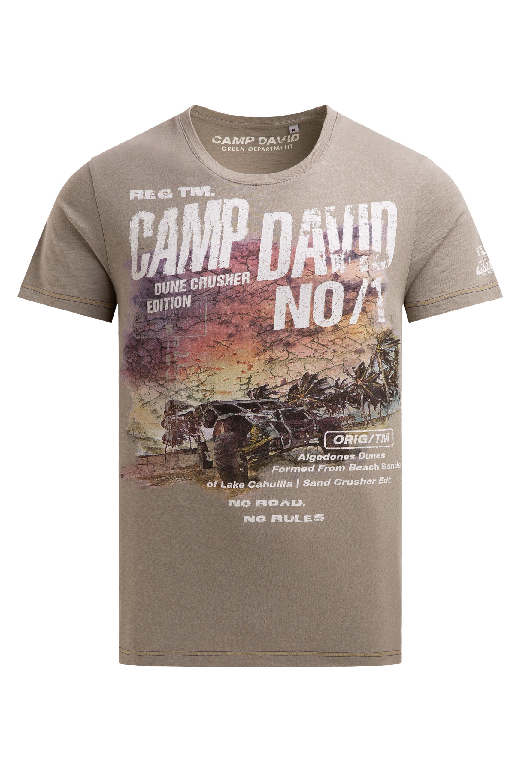 CAMP DAVID Rundhalsshirt aus Baumwolle