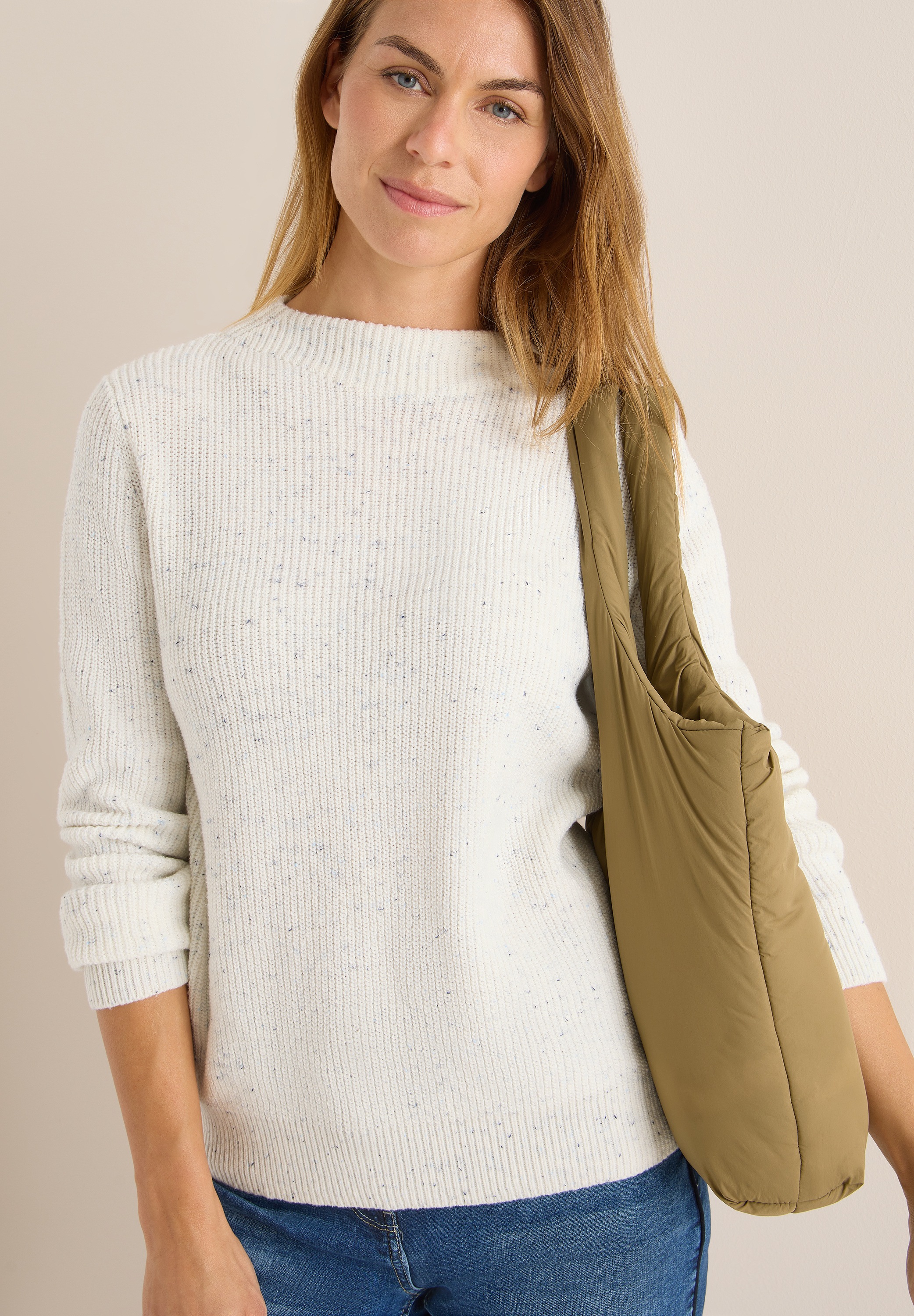 Cecil Strickpullover im soften Baumwoll-Mix