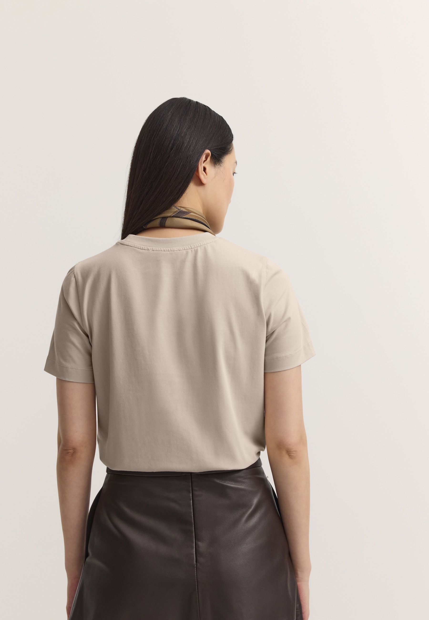 bugatti T-Shirt »Modern Fit« Modern Fit Baumwoll-Stretch Rundhals