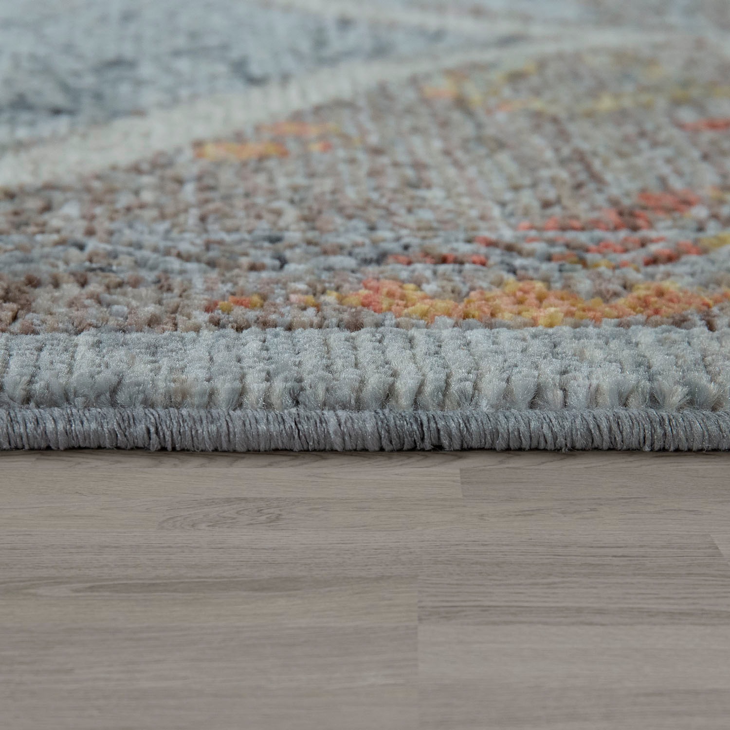 Paco Home Teppich »Pandora 323«, rechteckig, 5 mm Höhe, Kurzflor, Handweb-Optik, Ornamente, mit Fransen