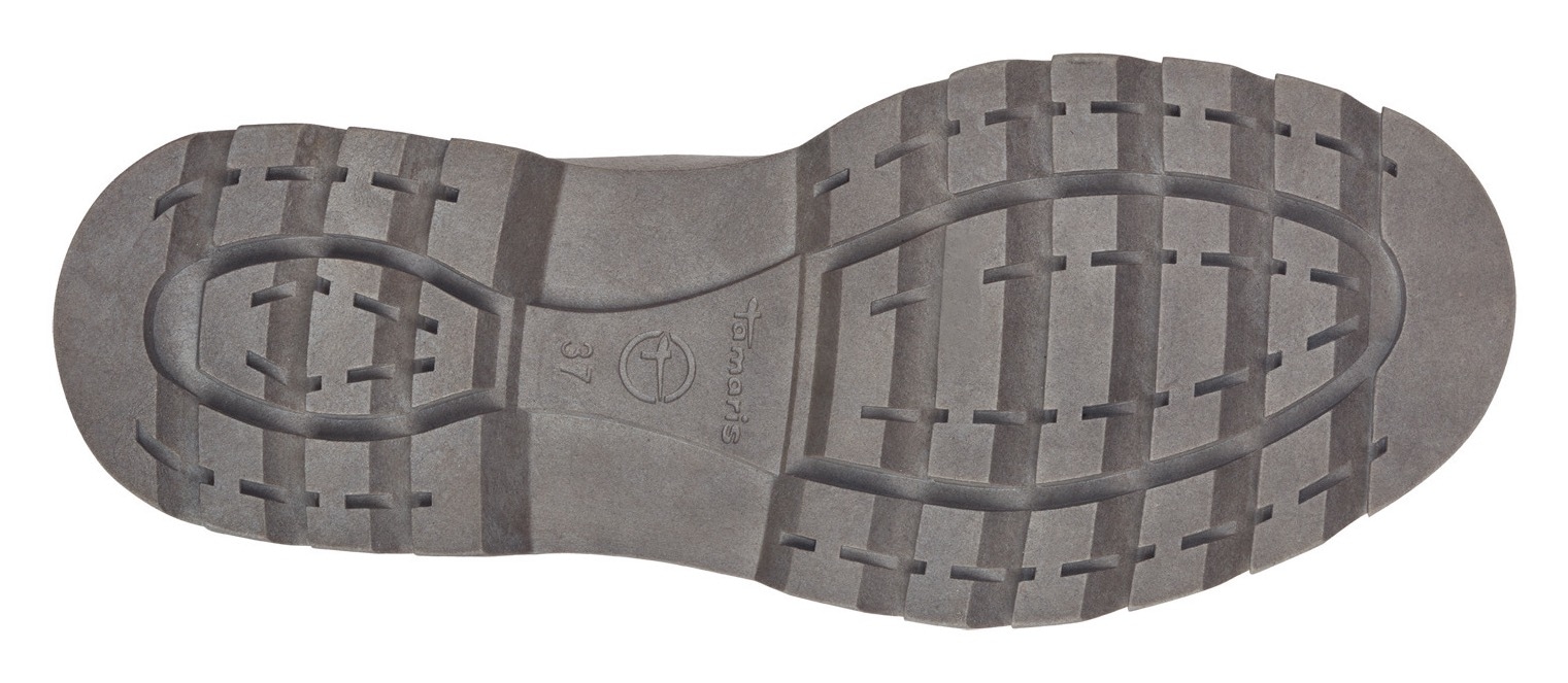 Tamaris Chelseaboots, Blockabsatz, Stiefelette, Businessschuh mit dezenten Ziernähten