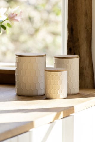 mit »Maya«, Vorratsdose Bambus-Deckel Vorratsdose (1 tlg.), Keramik FSC, | aus WENKO BAUR kaufen