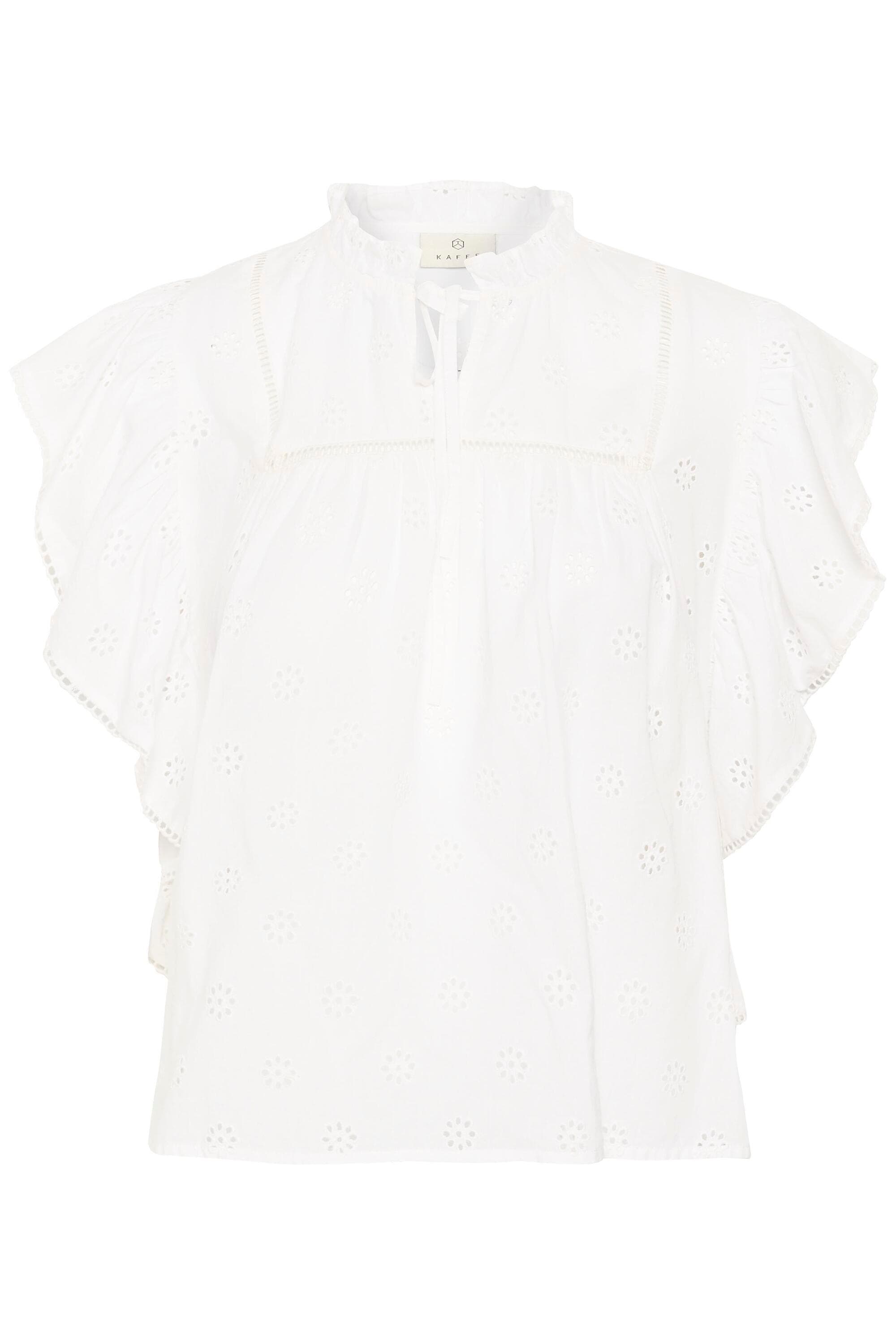 KAFFE Kurzarmbluse "Damen Bluse kurzarm KAfiona"