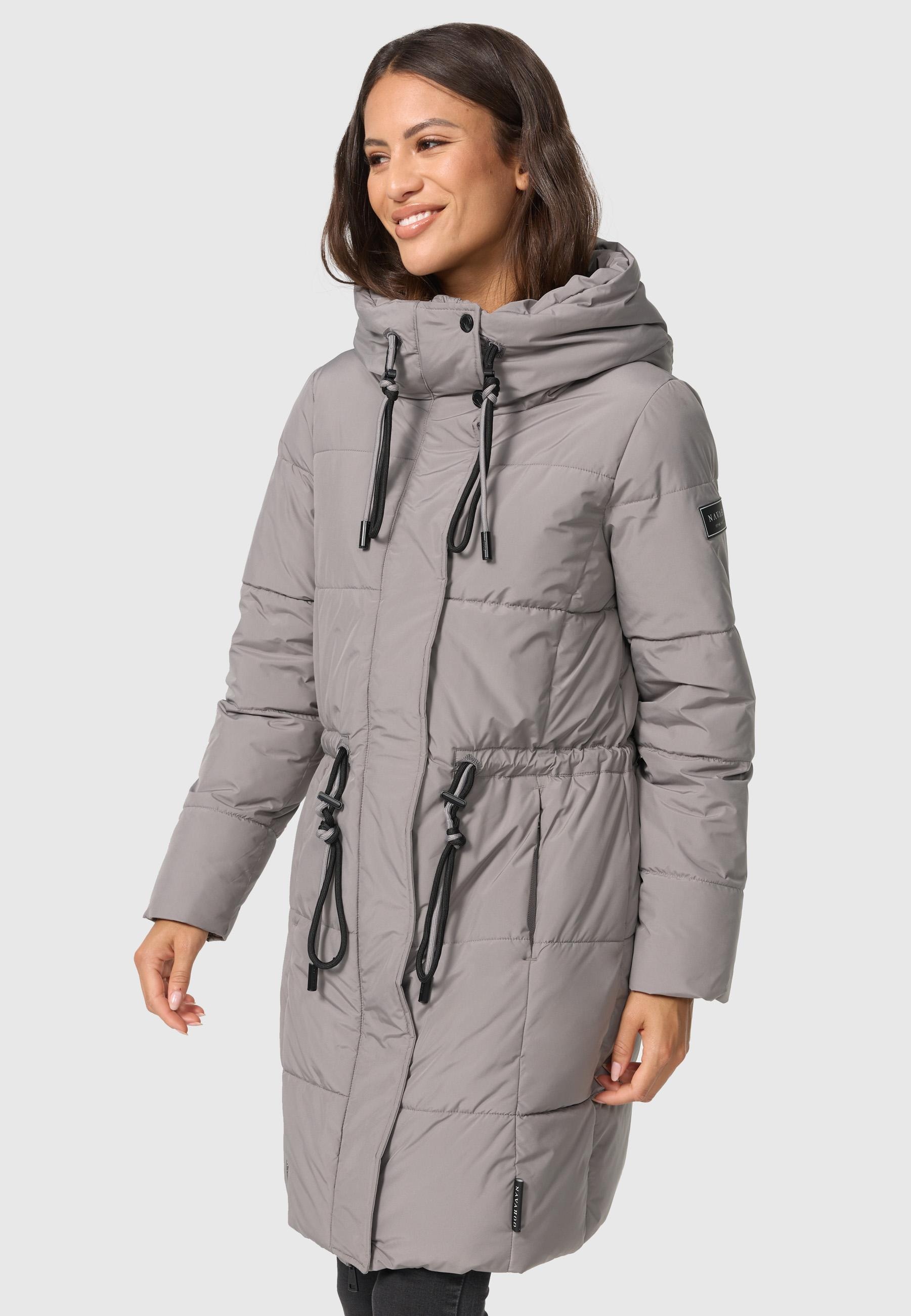 Navahoo Steppmantel »Zuckertatze XIV«, Stylischer Winterparka mit verstellbarer Kapuze