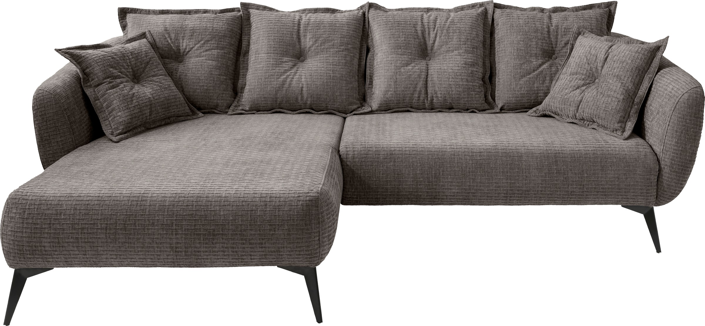 Home affaire Ecksofa "Baggio Stellmaße 277/162 cm, modern & elegant, hoher günstig online kaufen