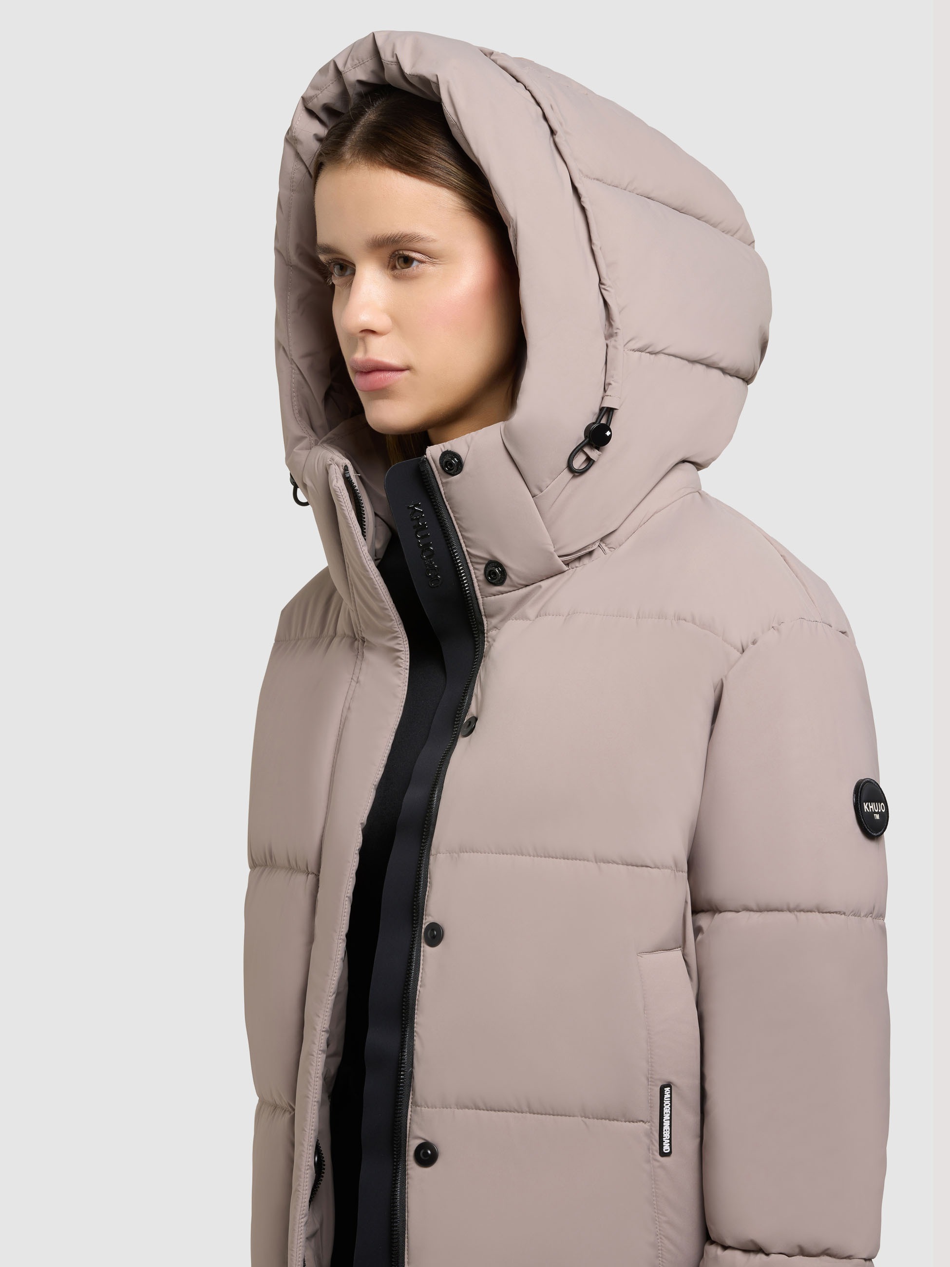 khujo Steppjacke »DEVINA2 MATT« mit Kapuze