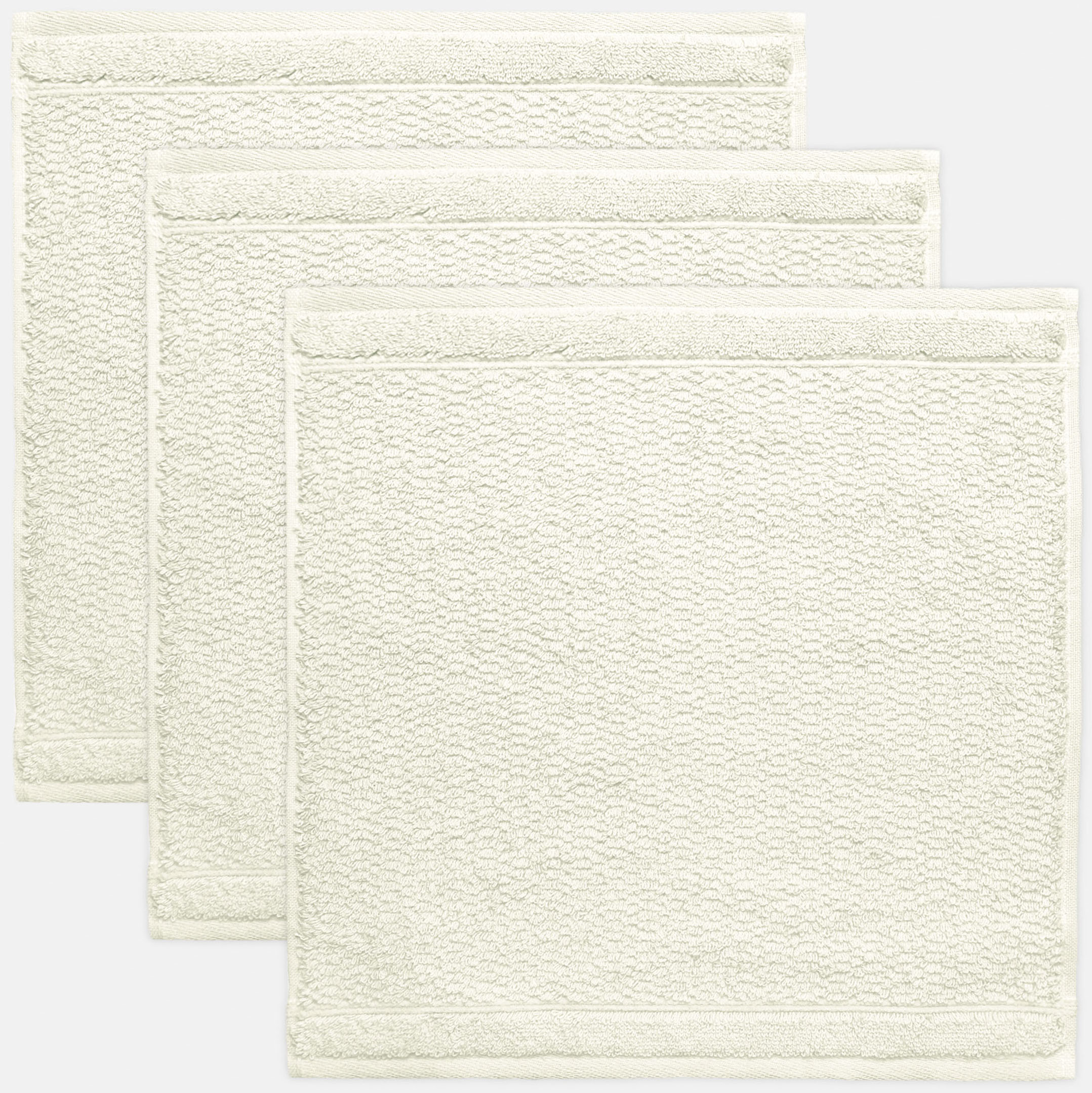 Seiftuch, B:30cm L:30cm, weiß, MÖVE FOR FROTTANA, Baumwolle, Waschlappen, "Pearl", mit Perloptik