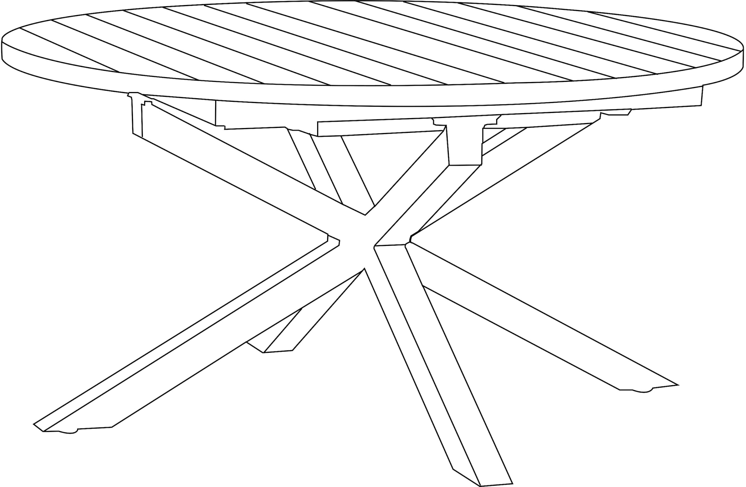 Destiny Garten-Essgruppe »COSTA  ARONA« Set, 1 Ausziehtisch, 4 Stapelsessel, 5 Stk. tlg. (Set, 9-tlg., 4 Sessel, 1 Tisch ausziehbar Ø 120/170x75cm) Aluminium