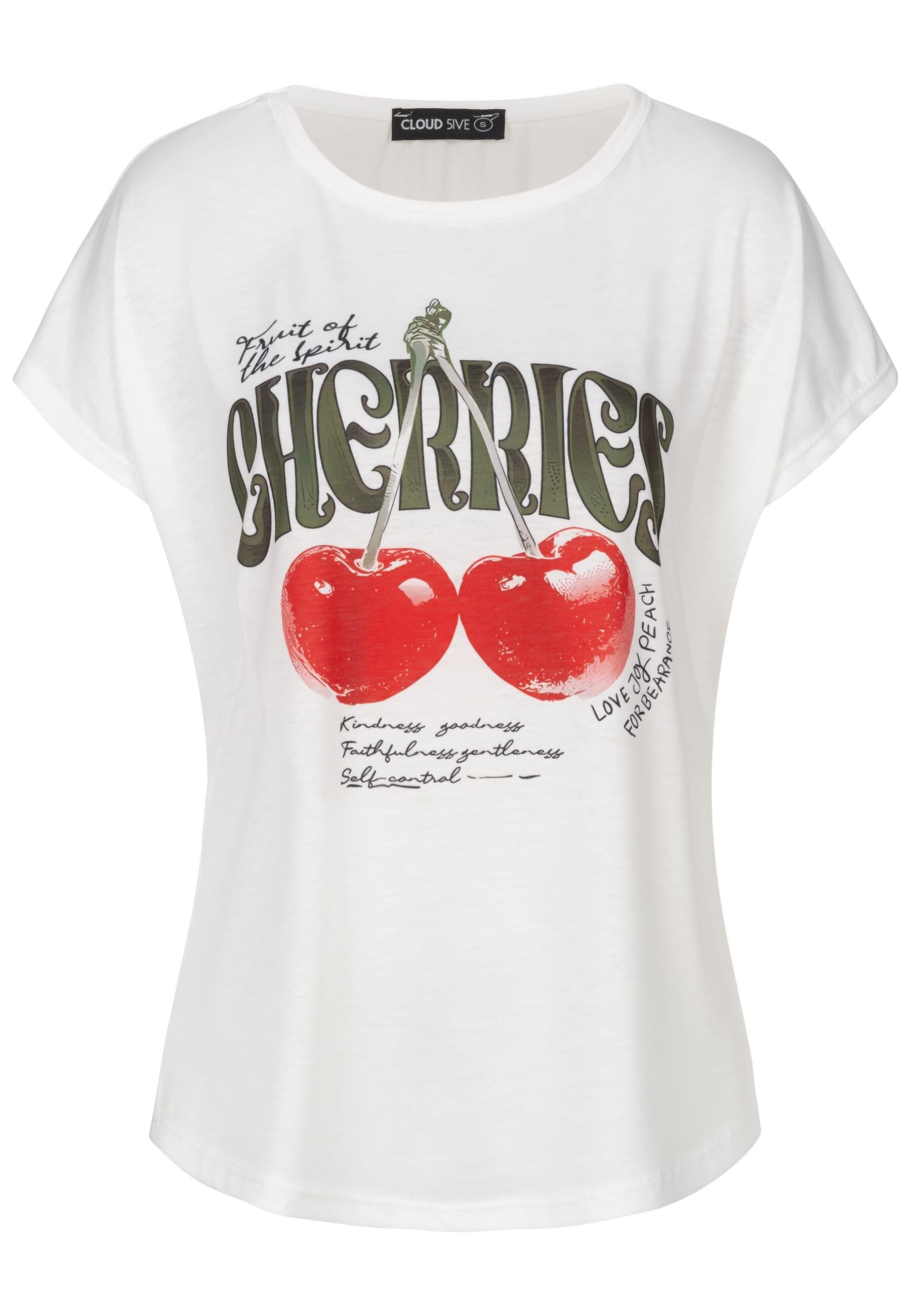 CLOUD 5IVE T-Shirt "CLOUD 5IVE T-Shirt Cherries Print" 1 Stk. günstig online kaufen