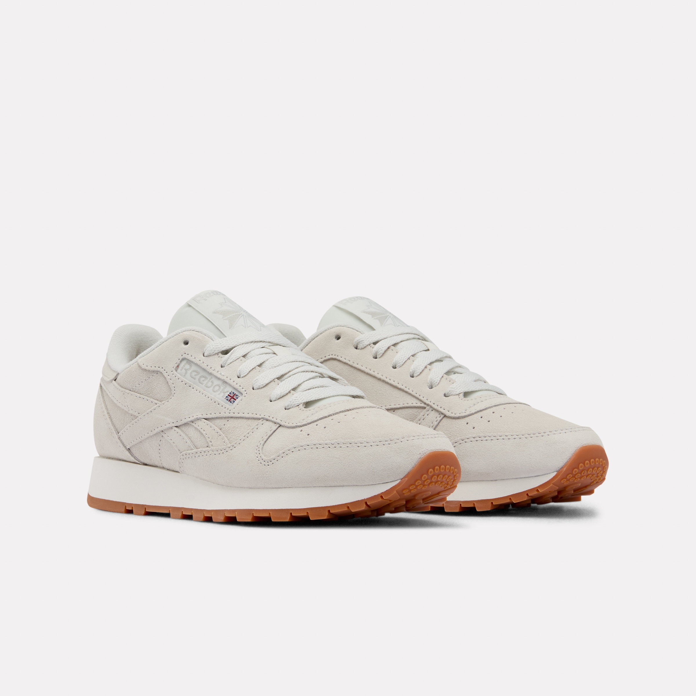 REEBOK CLASSIC Damen Sneaker "CLASSIC LEATHER", Gr. 42,5, beige, Leder, Schuhe