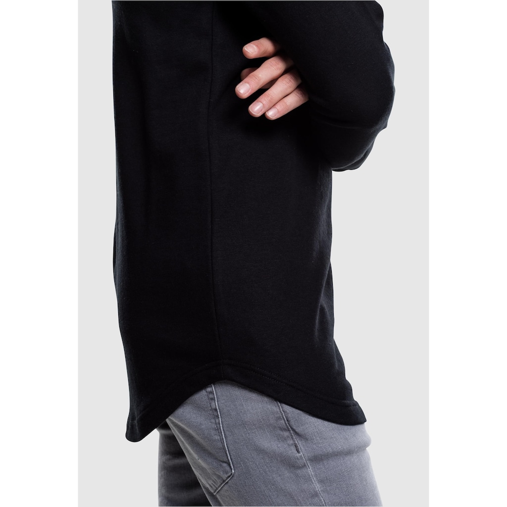 URBAN CLASSICS Kapuzensweatshirt »Urban Classics Herren Long Shaped Terry Hoody«, (1 tlg.)