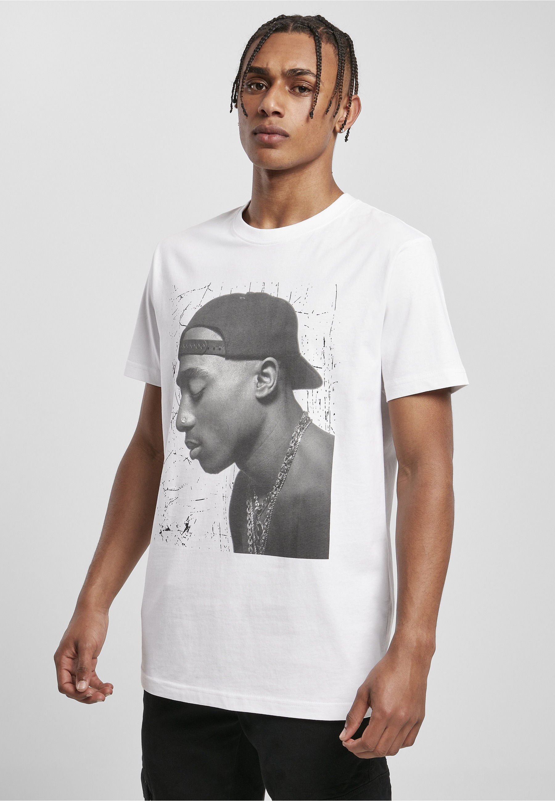Merchcode T-Shirt »Merchcode Herren Tupac Cracked Background Tee« 1 Stk.