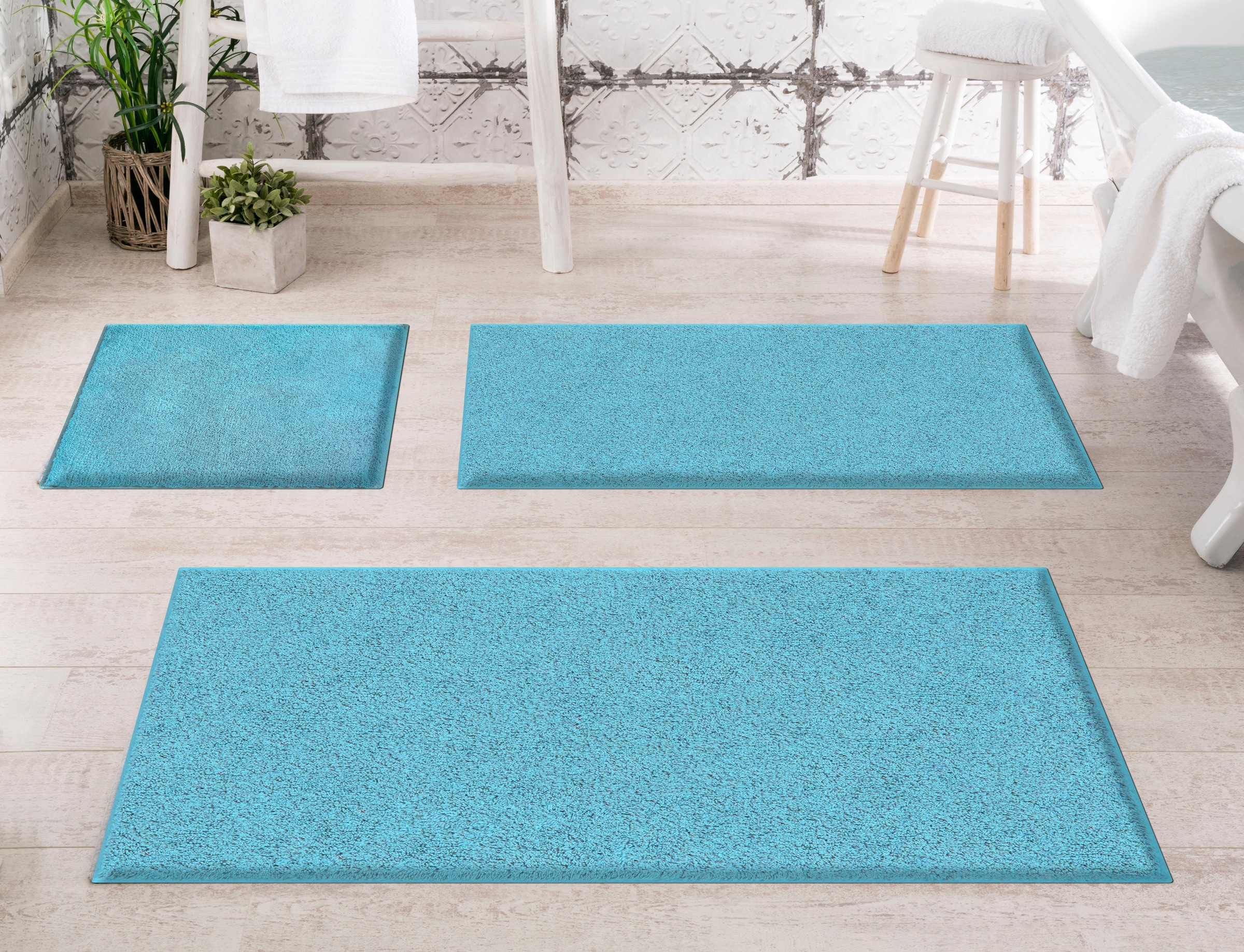 Grund Badematte "Marla" Höhe 14 mm rutschhemmend beschichtet fußbodenheizun günstig online kaufen