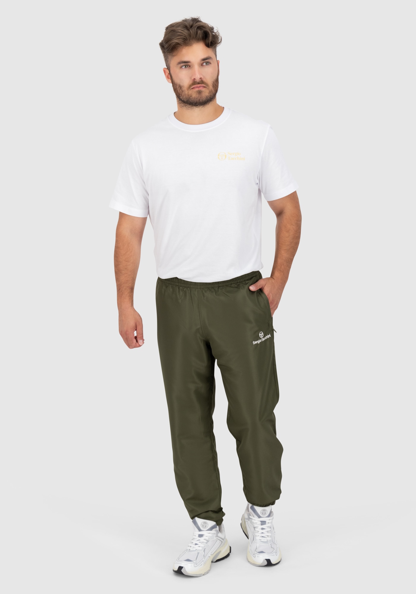 Sergio Tacchini Jogginghose »CARSON 024 PL PANTS Herren«, Trainingshose Herren, Jogginghose, Retro, Sporthose, Streetwear, Sale