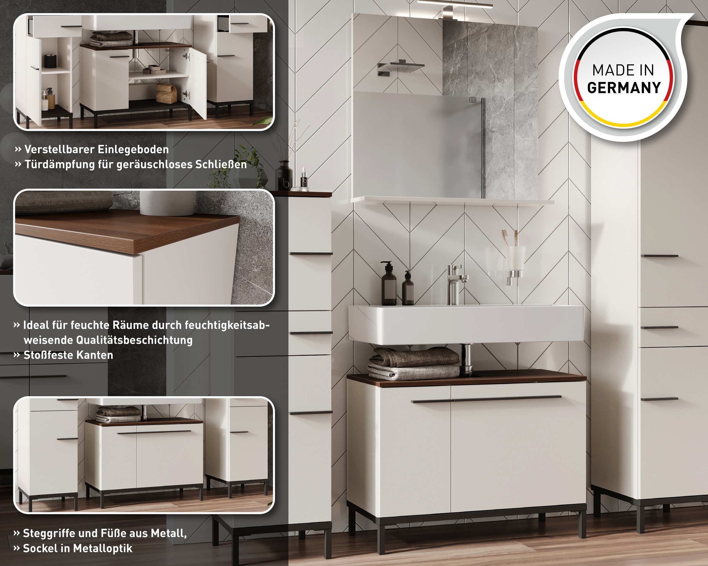 Thumbnail - GERMANIA Badmöbel-Set "Yonkers"