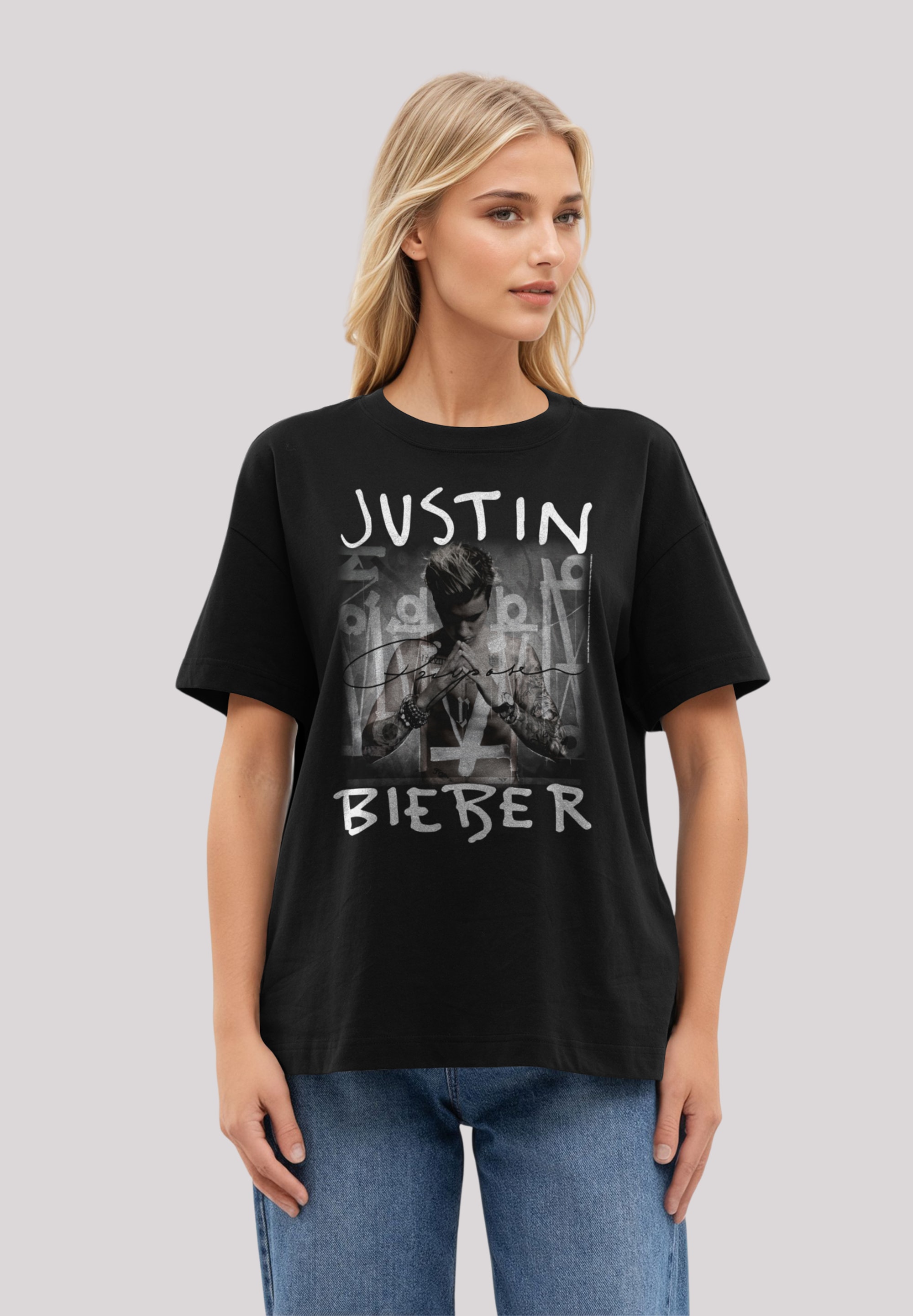 F4NT4STIC T-Shirt "Justin Bieber Purpose Album Cover", Streetwear Fashion günstig online kaufen