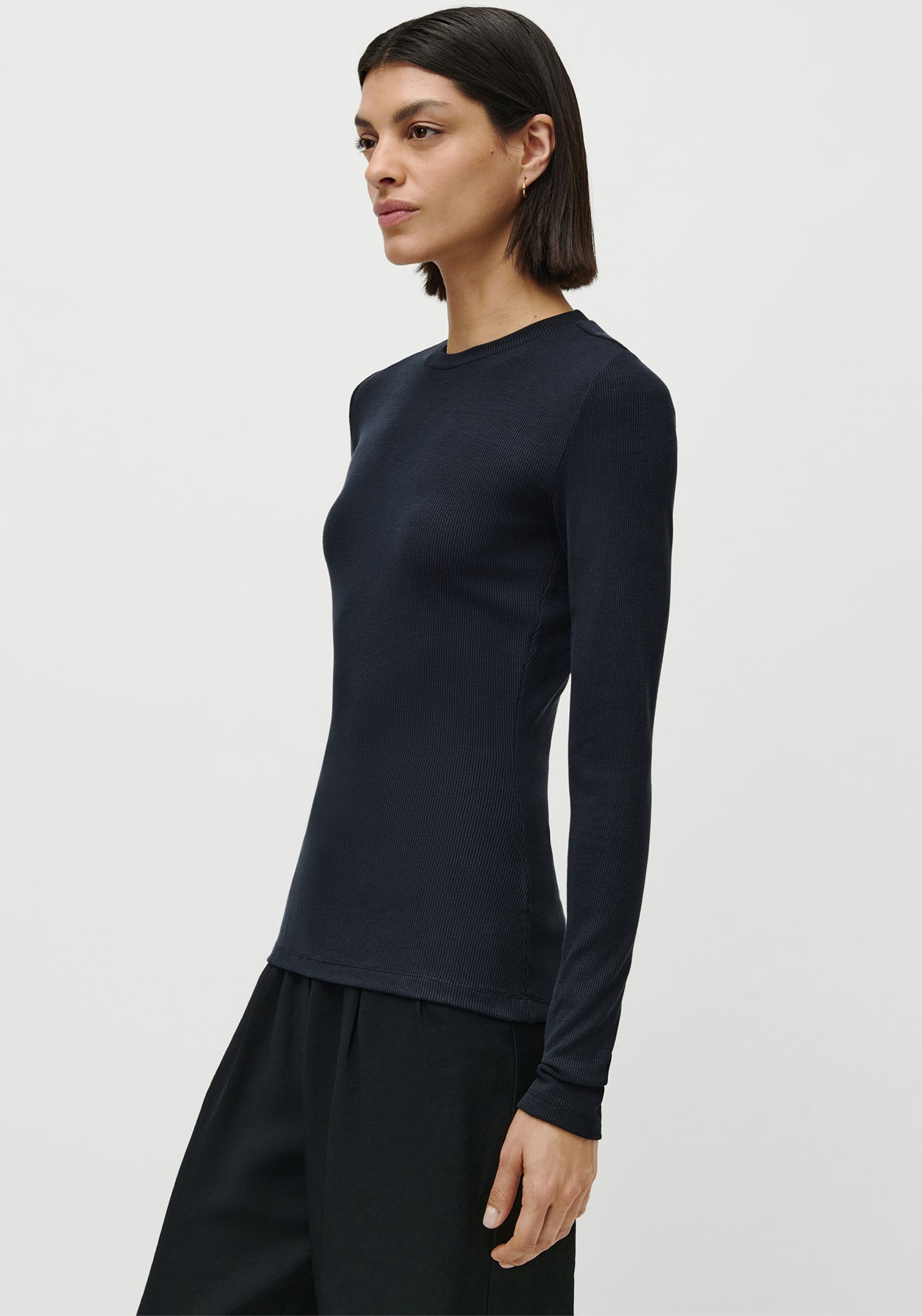 LeGer Longsleeve »Cinzia, LeGer by Lena Gercke«, schmal, Rundhals