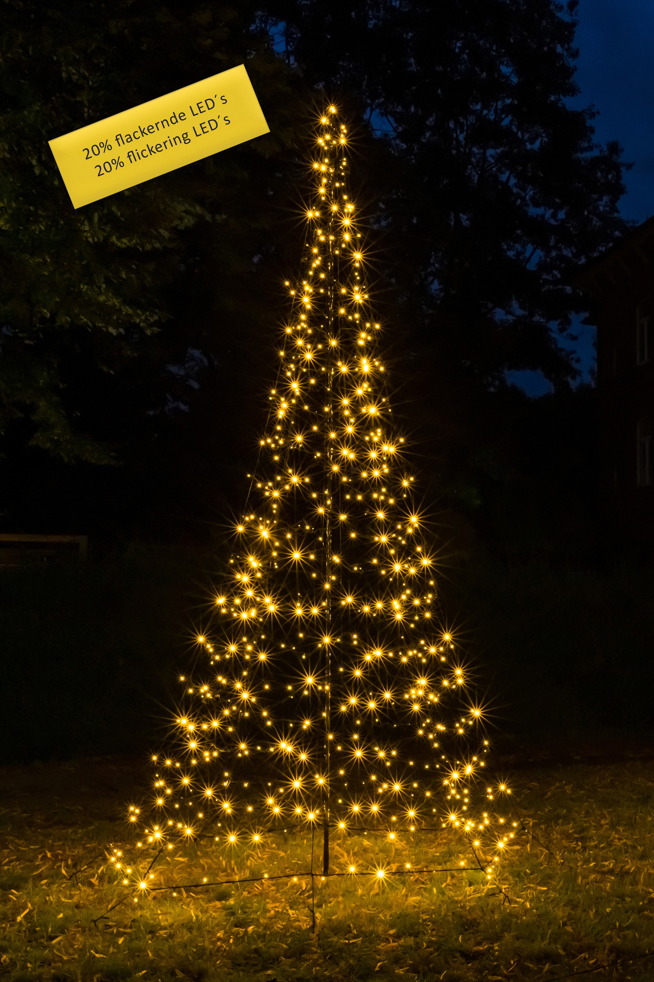 GALAXY LED Dekolicht "Weihnachtsdeko aussen", 480 flammig, stromsparende LED