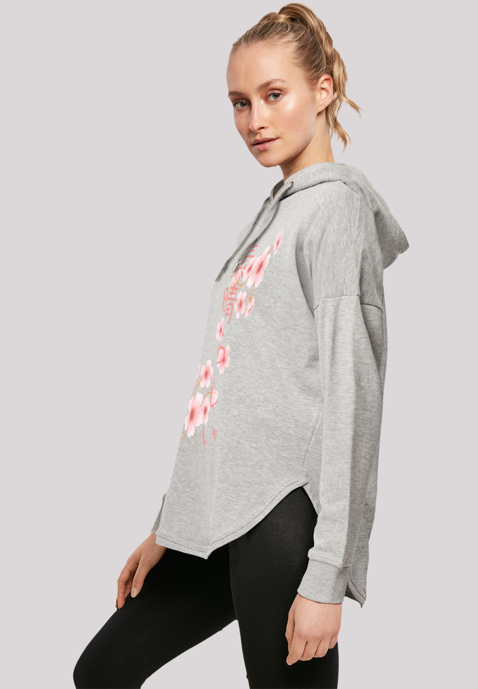 F4NT4STIC Kapuzenpullover »Kirschblüten Asien«, Print