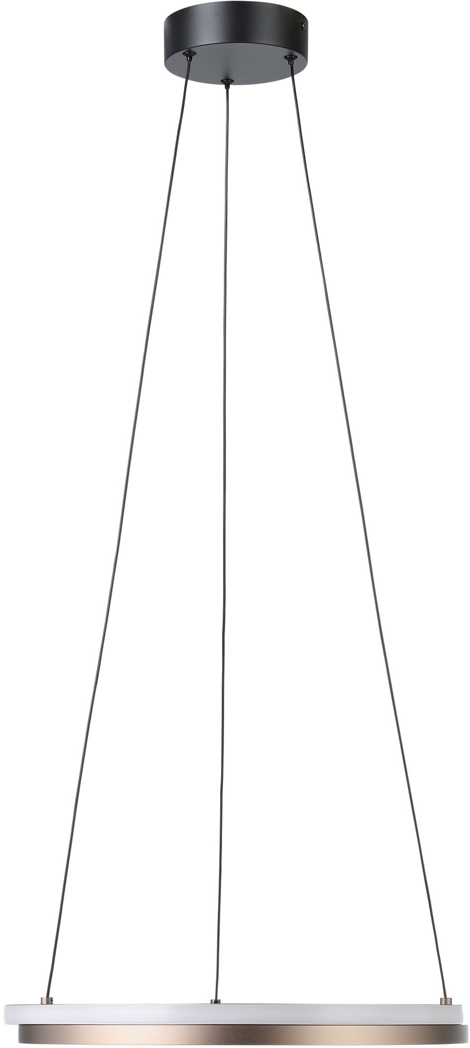 EGLO Hängeleuchte »MEZZOMONTE Pendellampe - Alu, Stahl - LED;LED - 1X20W;1X20W - IP20« LED-Modul 1 Stk. Kaltweiß | Neutralweiß | Warmweiß Hängelampe, Deckenlampe, Wohnzimmer, Esszimmer, H110 x Ø48 cm