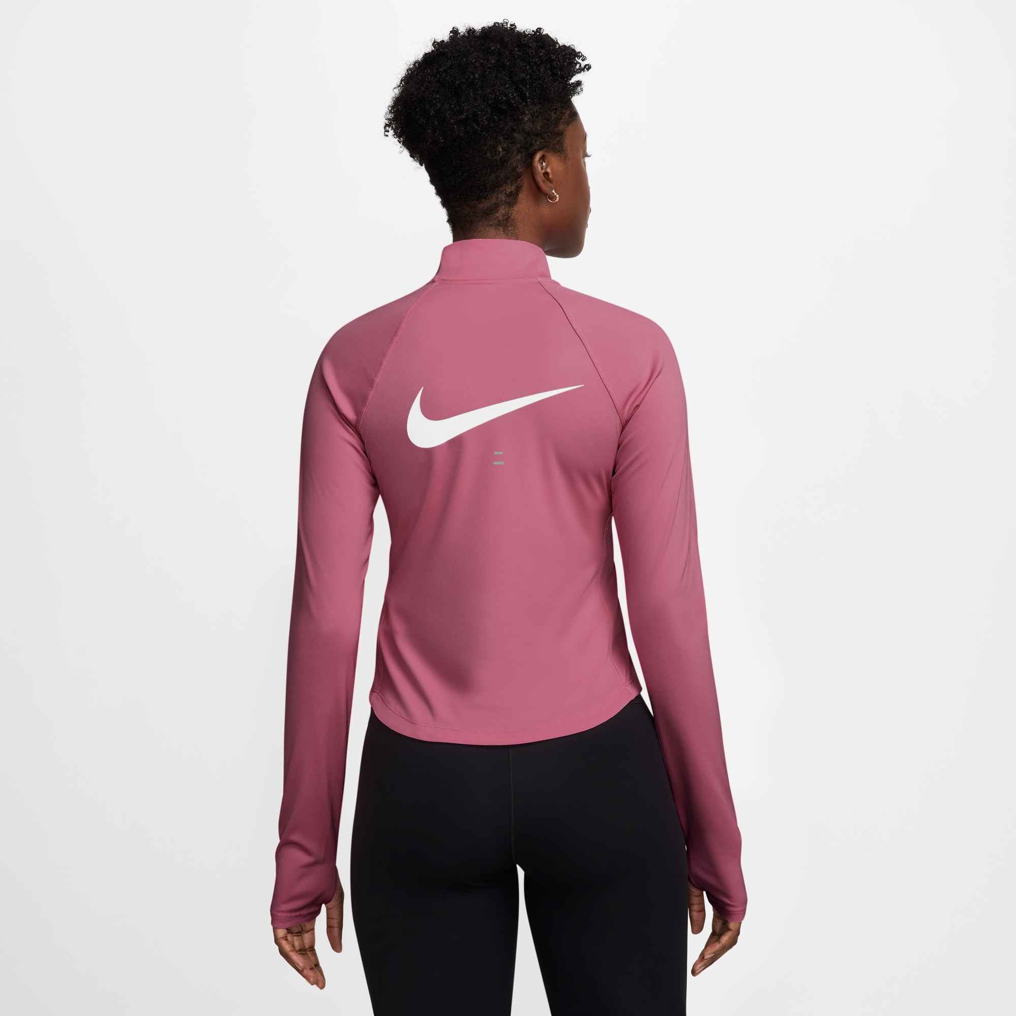 Nike Lauftop »W NK TEMPO SWSH HBR DF HZ TOP« passgenaues Design, für Laufen und aktive Freizeit, atmungsaktiv