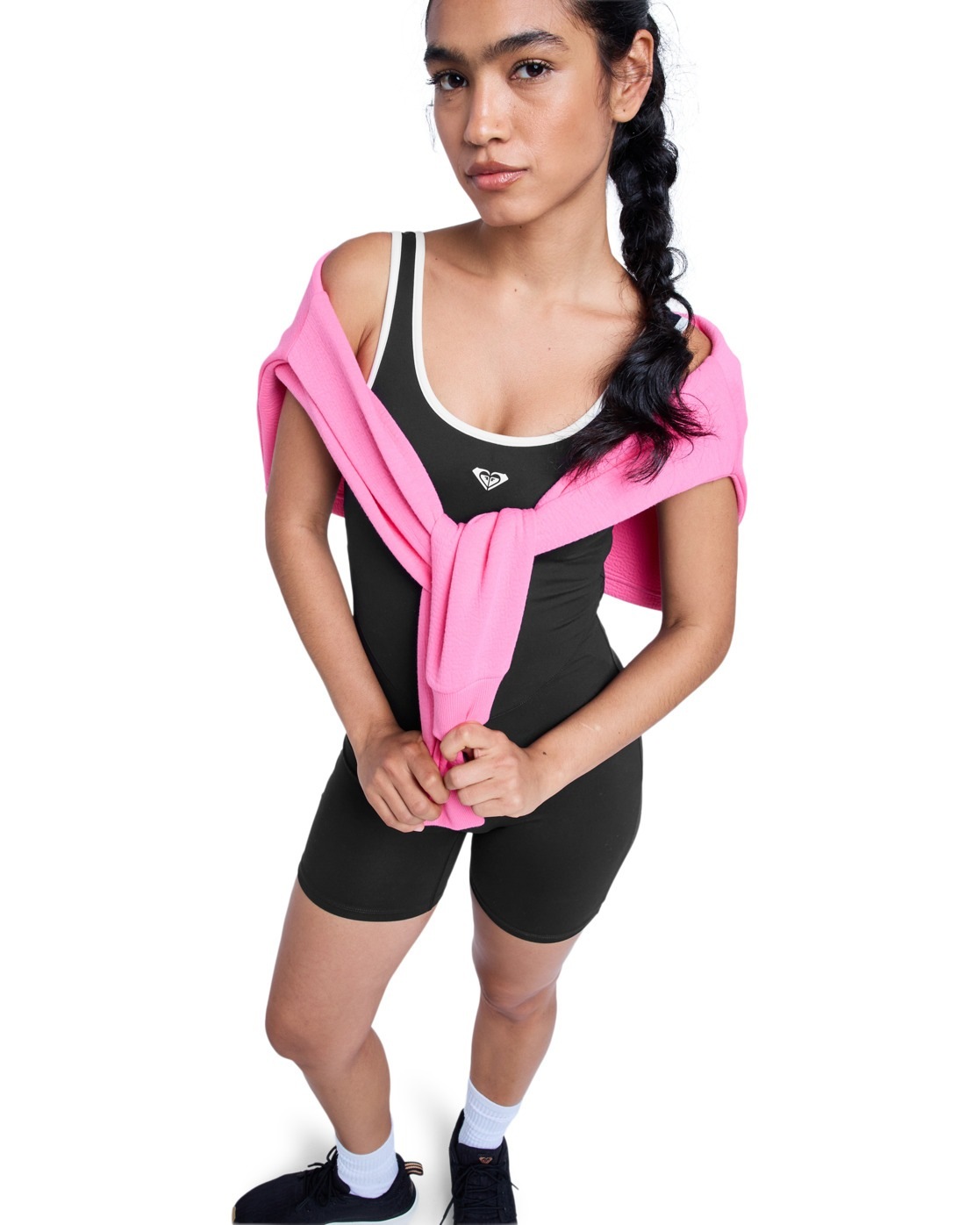 Roxy Short Heart Into It Onesie Anthracite L Femme 3
