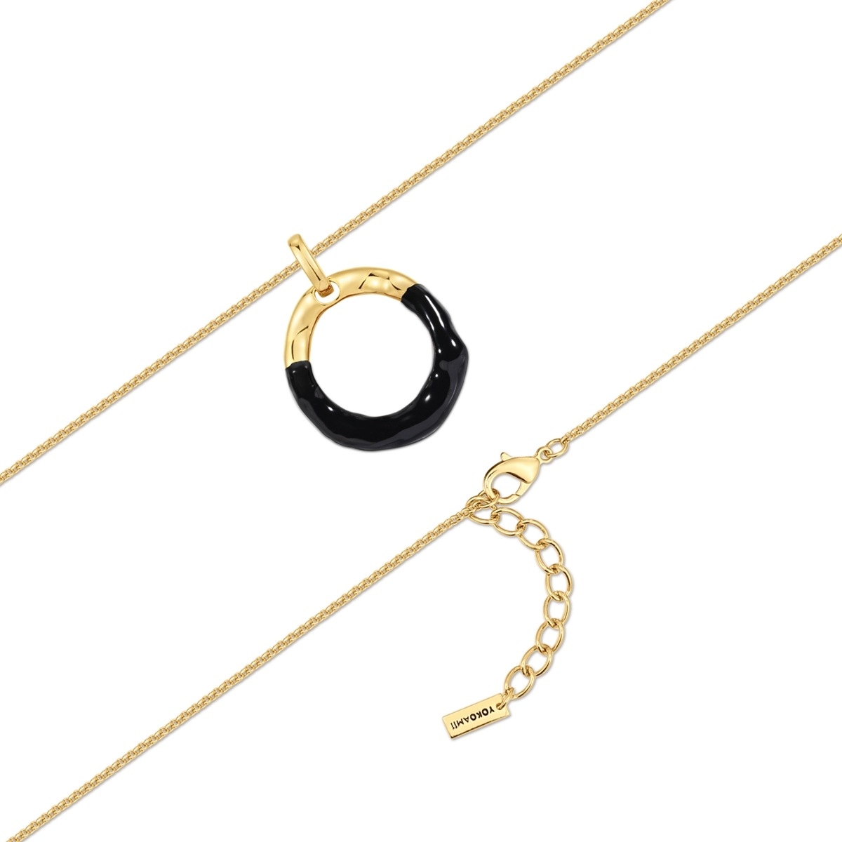 YOKOAMII AV103 Pendant Necklace Yellow Gold 2