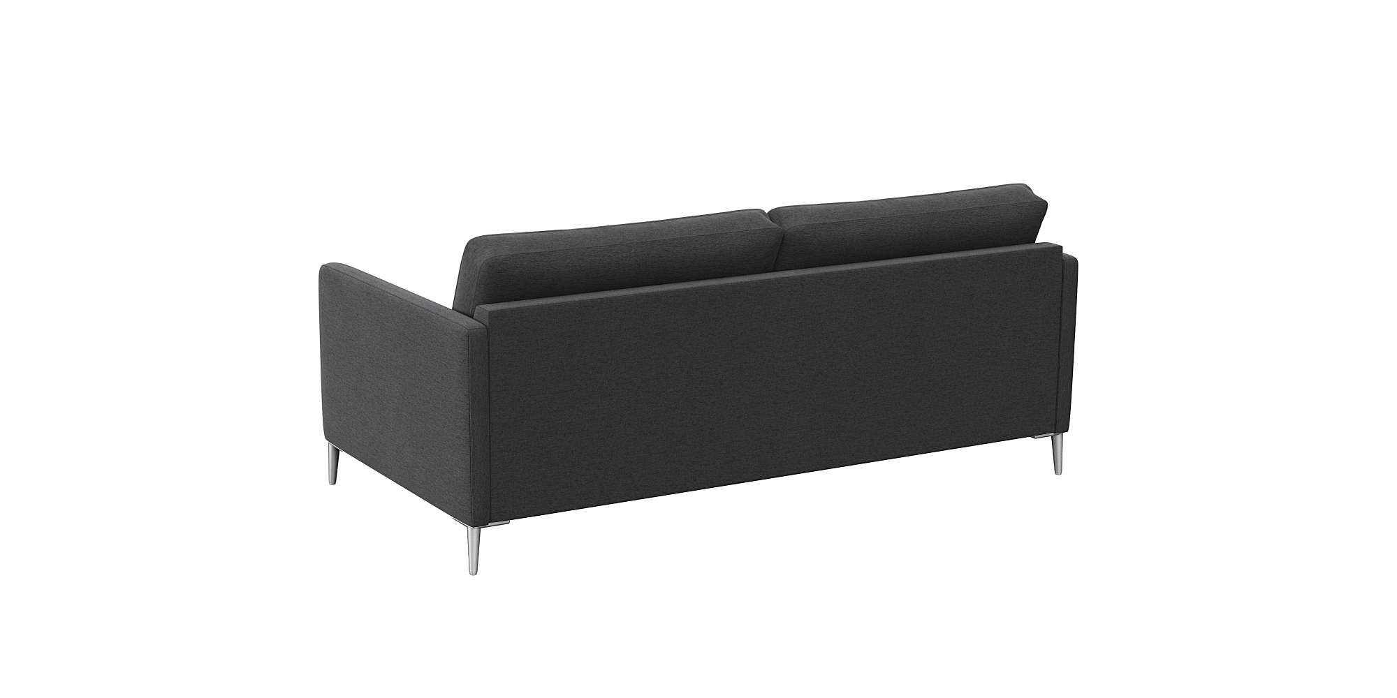 FLEXLUX 2,5-Sitzer »Fiore, super Sitzkomfort durch Kaltschaum im Sitz«, schmale Armlehnen, Füße Alu
