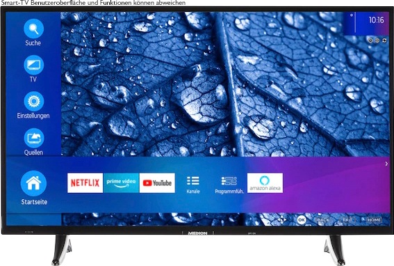 Medion® LED-Fernseher »MD31404 EU«, HD-ready, Smart-TV