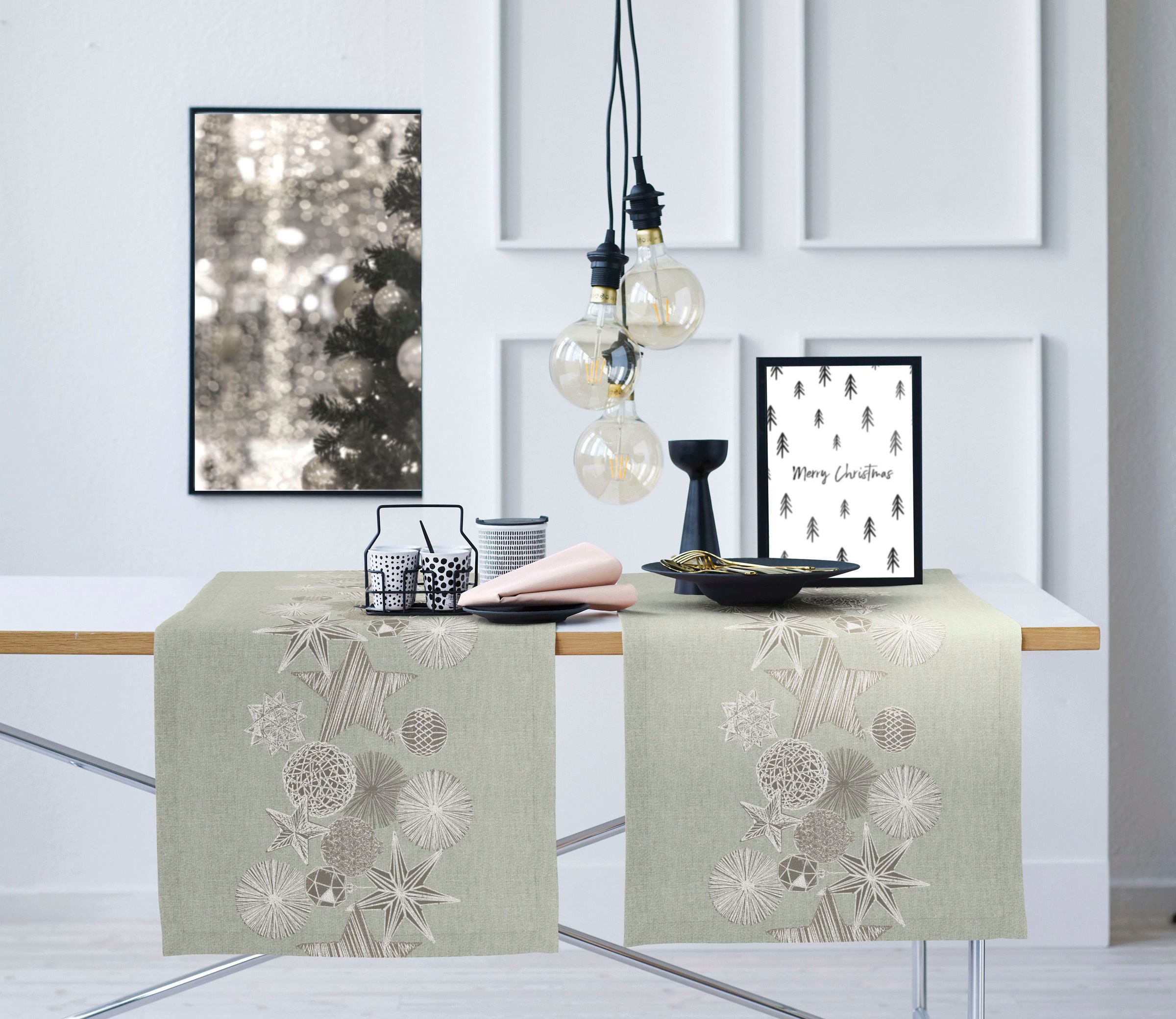 APELT Tischläufer "4708 CHRISTMAS GLAM, Weihnachtsdeko, Weihnachten" Lurex- günstig online kaufen