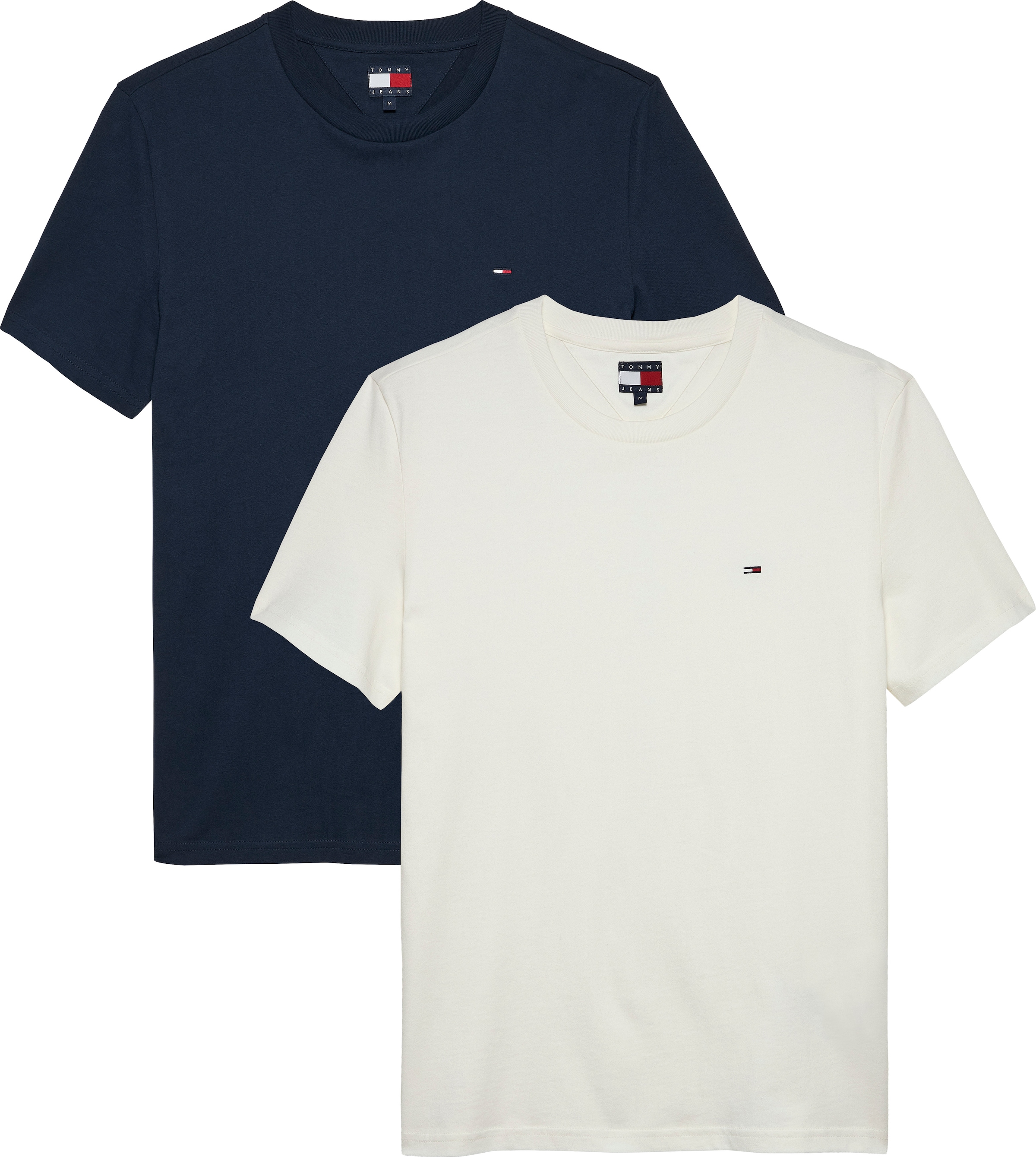 Tommy Jeans Rundhalsshirt "TJM XSLIM 2PACK JERSEY TEE EXT", (Packung, 2er-P günstig online kaufen