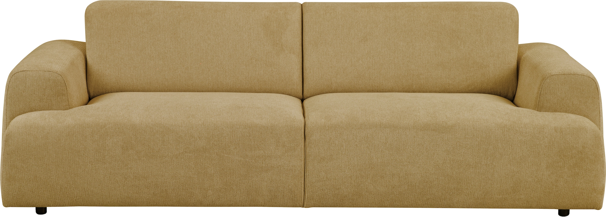 andas 3-Sitzer »Linkka, Breite 237 cm«, in einem weichen Chenille-Stoff, mit Wellenunterfederung