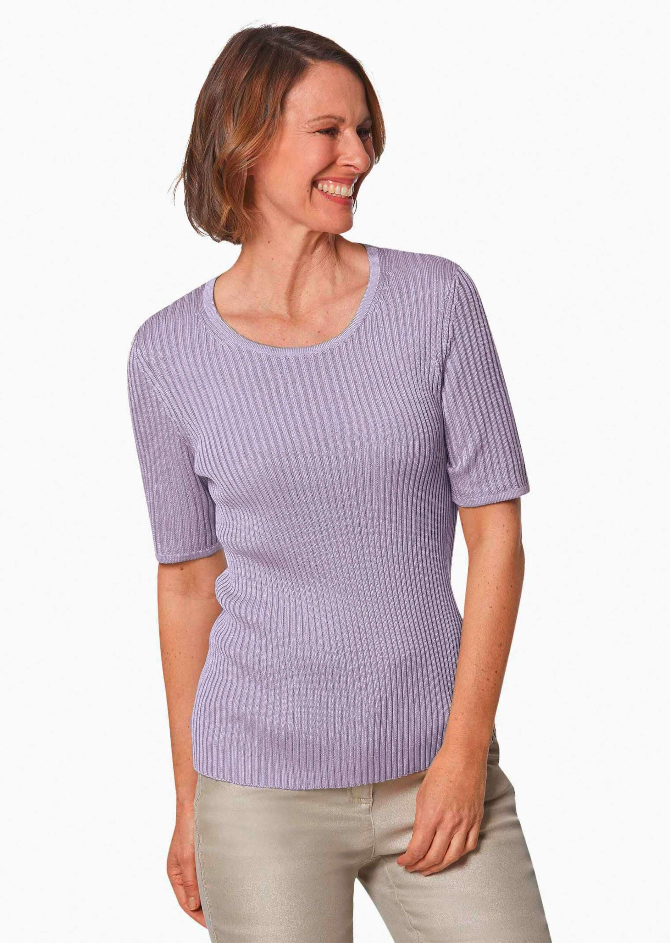 GOLDNER Rundhalspullover »Pullover Pflegeleichter Pullover in hochwertiger Rippenstruktur«