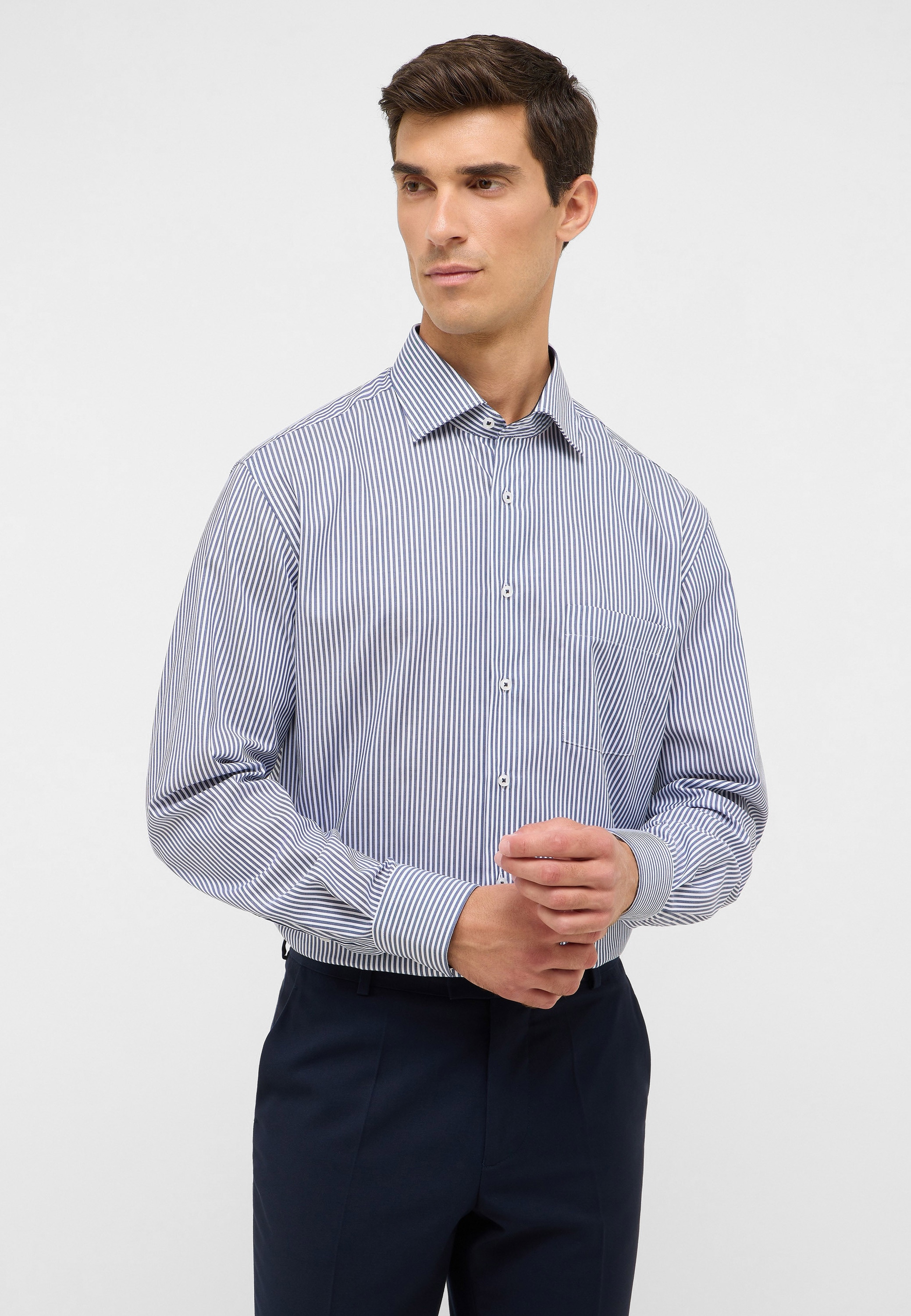 Eterna Langarmhemd "MODERN FIT", NON IRON (bügelfrei) günstig online kaufen