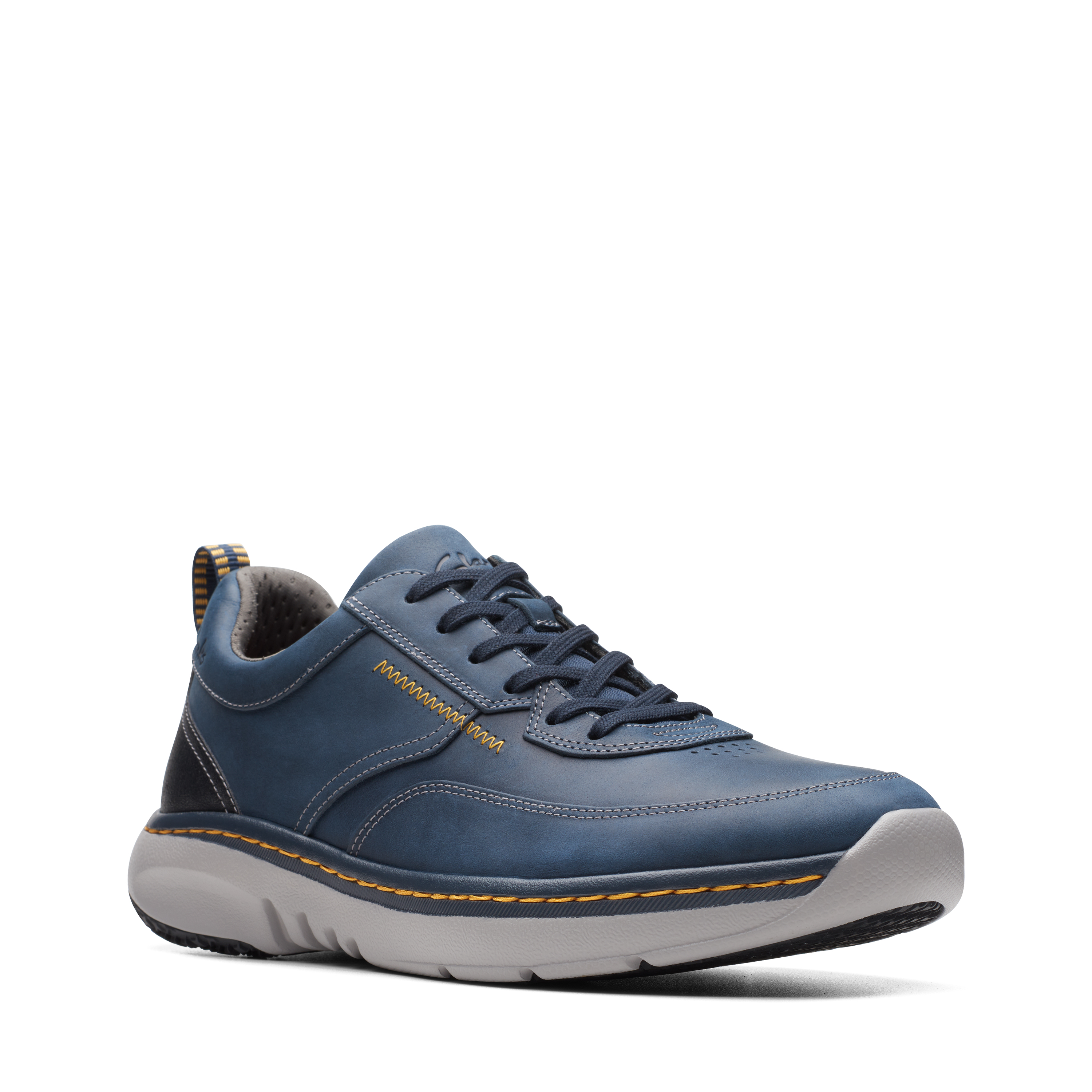 thumbnail image 2 of Clarks Mens ClarksPro Knit Blue Casual Sneakers Shoes 2 of 6
