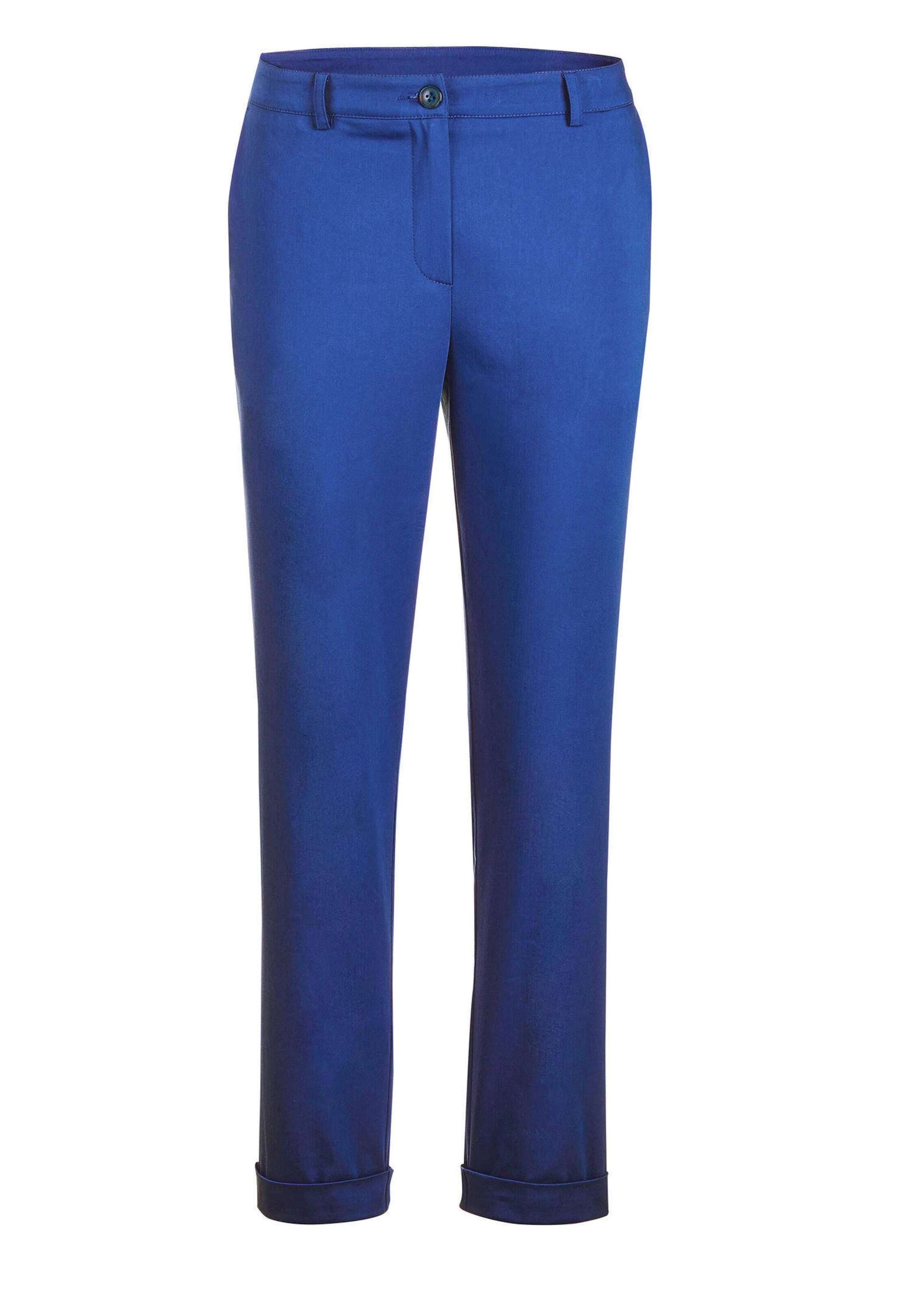 GOLDNER Stoffhose "Kurzgröße Elegante Hose LOUISA mit Glanz" stretchbequeme Qualität