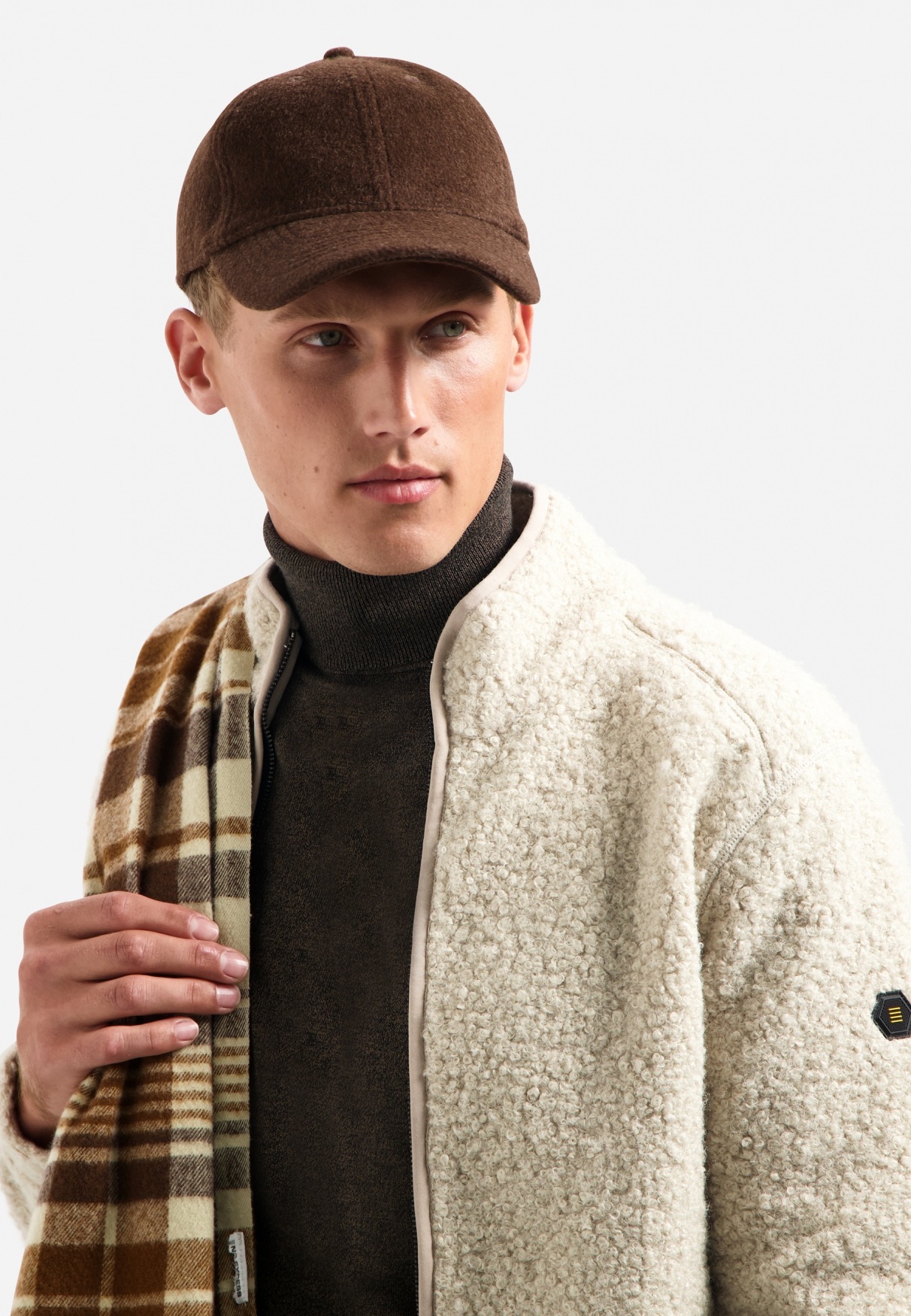 NO EXCESS Sweater »No Excess Teddy-Sweatjacke Sweater Full Zip Teddy«
