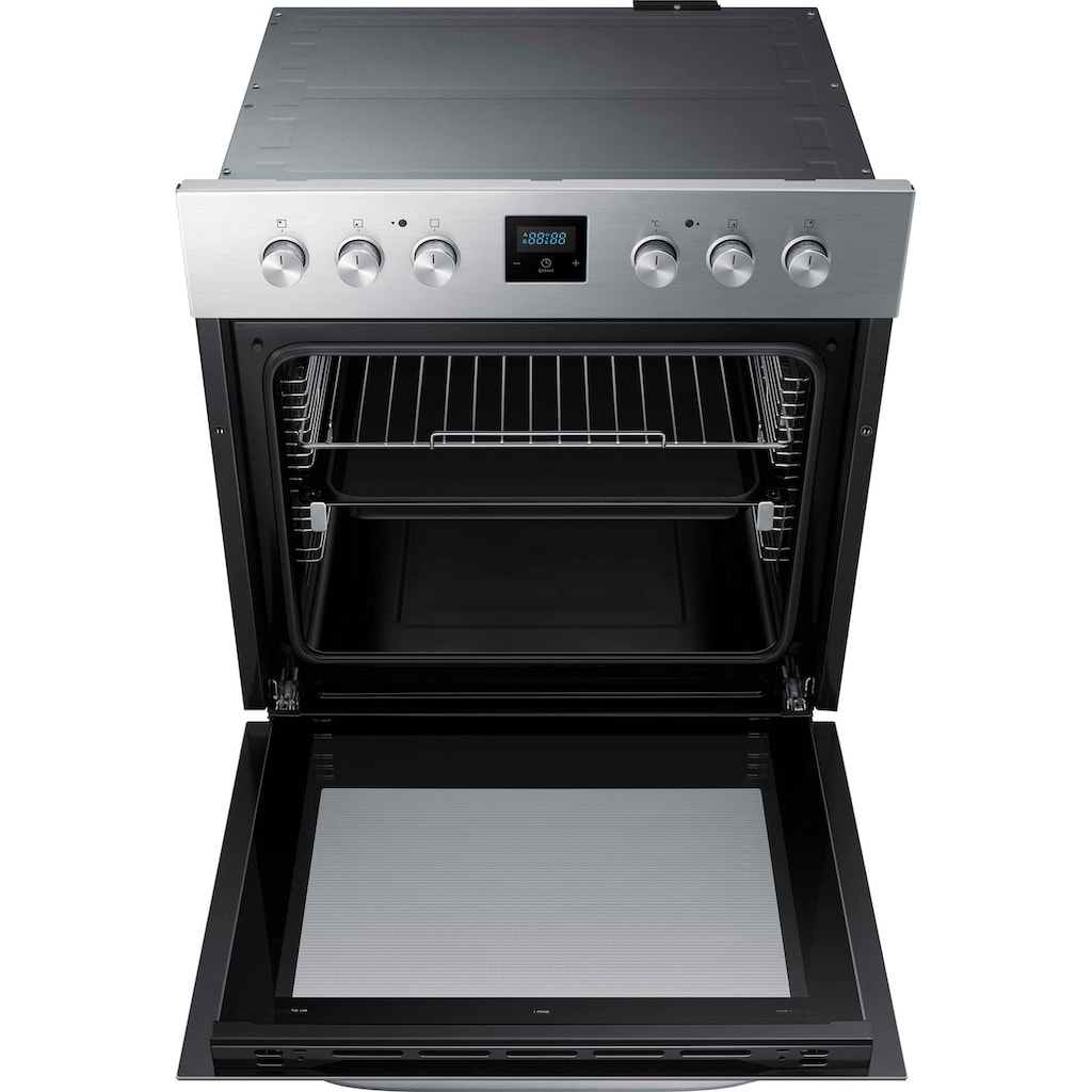 Samsung Backofen-Set »NV70N3571RS + NZ64H37075K«, NV70N3571RS/EG, mit 1-fach-Teleskopauszug, Pyrolyse-Selbstreinigung