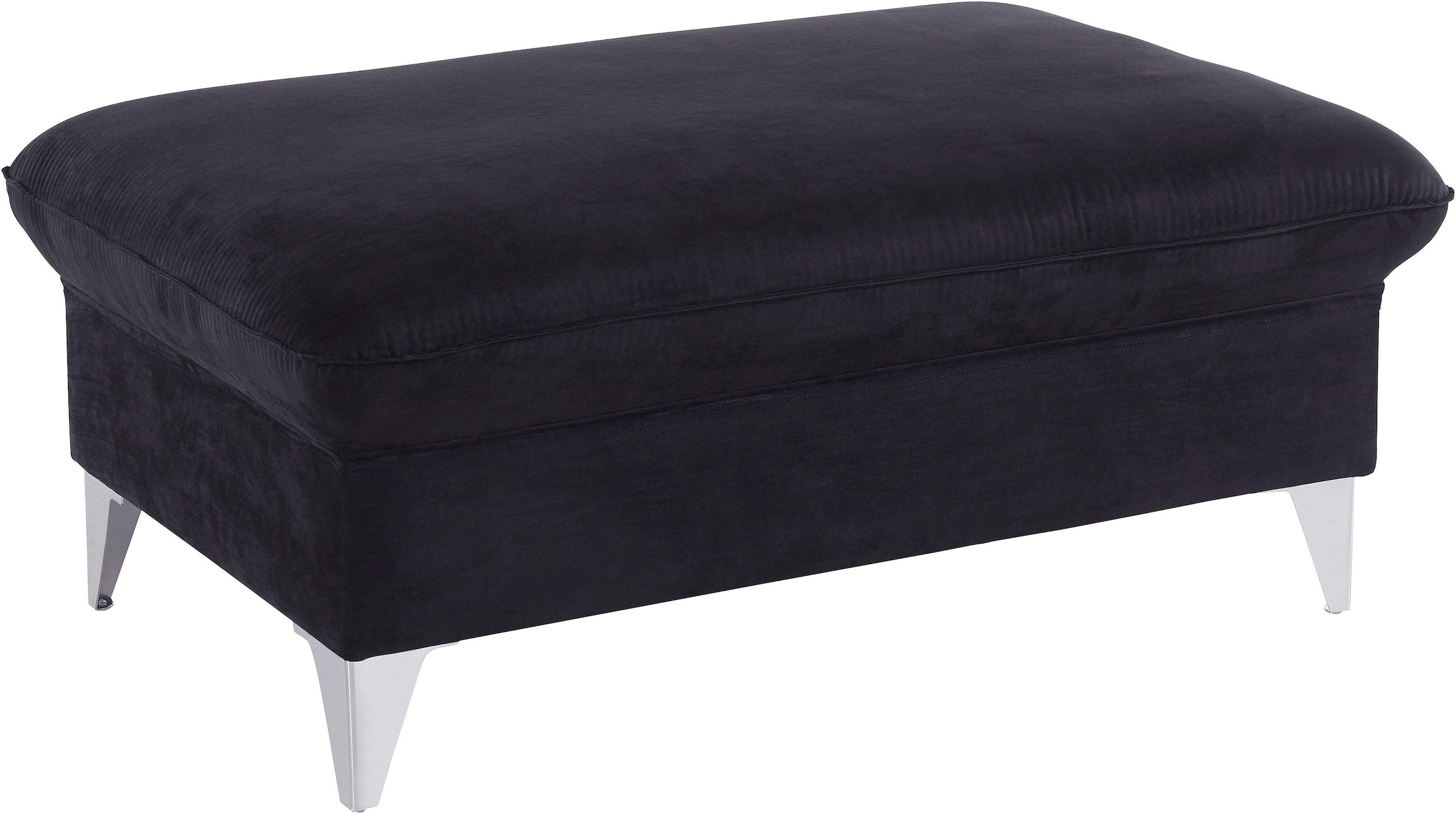 COTTA Polstergarnitur »Caluso L-Form«, Set bestehend aus: Ecksofa mit Kopfteilverstellung & Hocker
