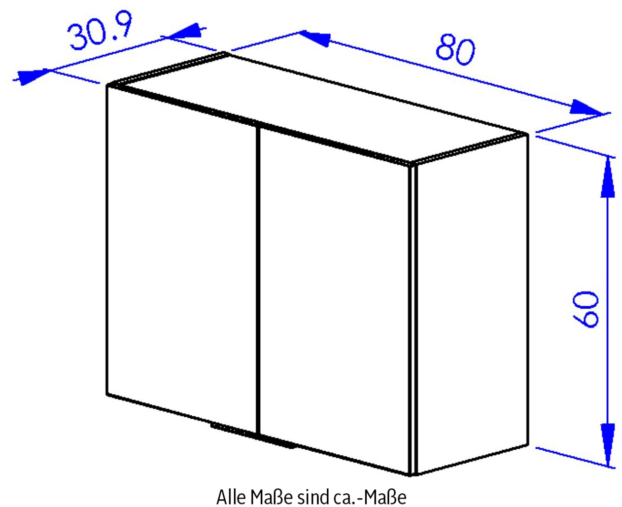 Gami Hängeschrank »Hängeschrank EDEN Breite 60«, (1 St.), Hängeschrank EDEN Breite 60