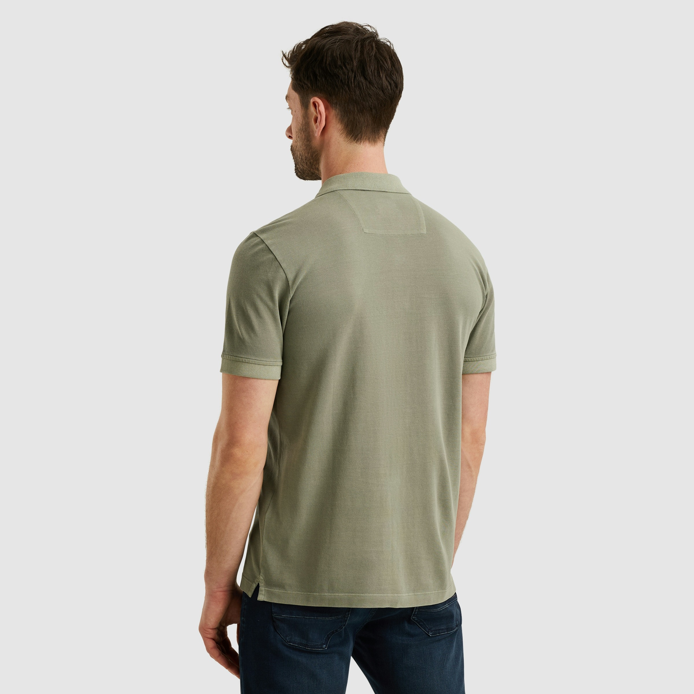 Thumbnail - PME LEGEND Poloshirt "Short sleeve polo garment dyed pique" mit Logo Stickerei