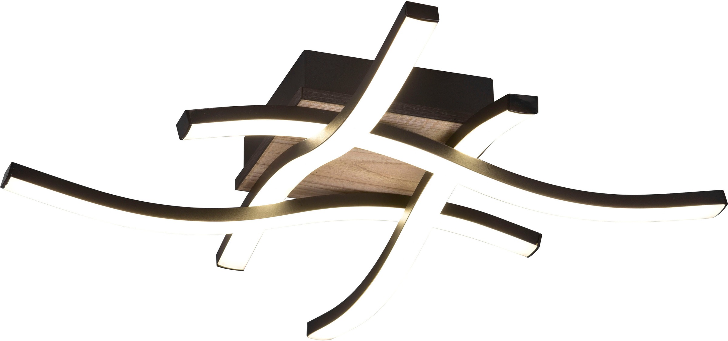 REALITY Leuchten "Route" LED-Modul 1 Stk. Warmweiß moderne Deckenlampe 4-flammig, LEDs mit 4x 500 Lumen