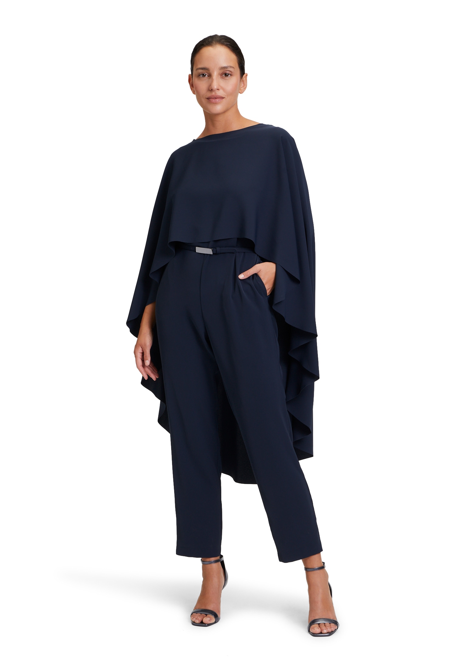 Vera Mont Overall "Vera Mont Jumpsuit im Layer Look", (1 tlg.), Material