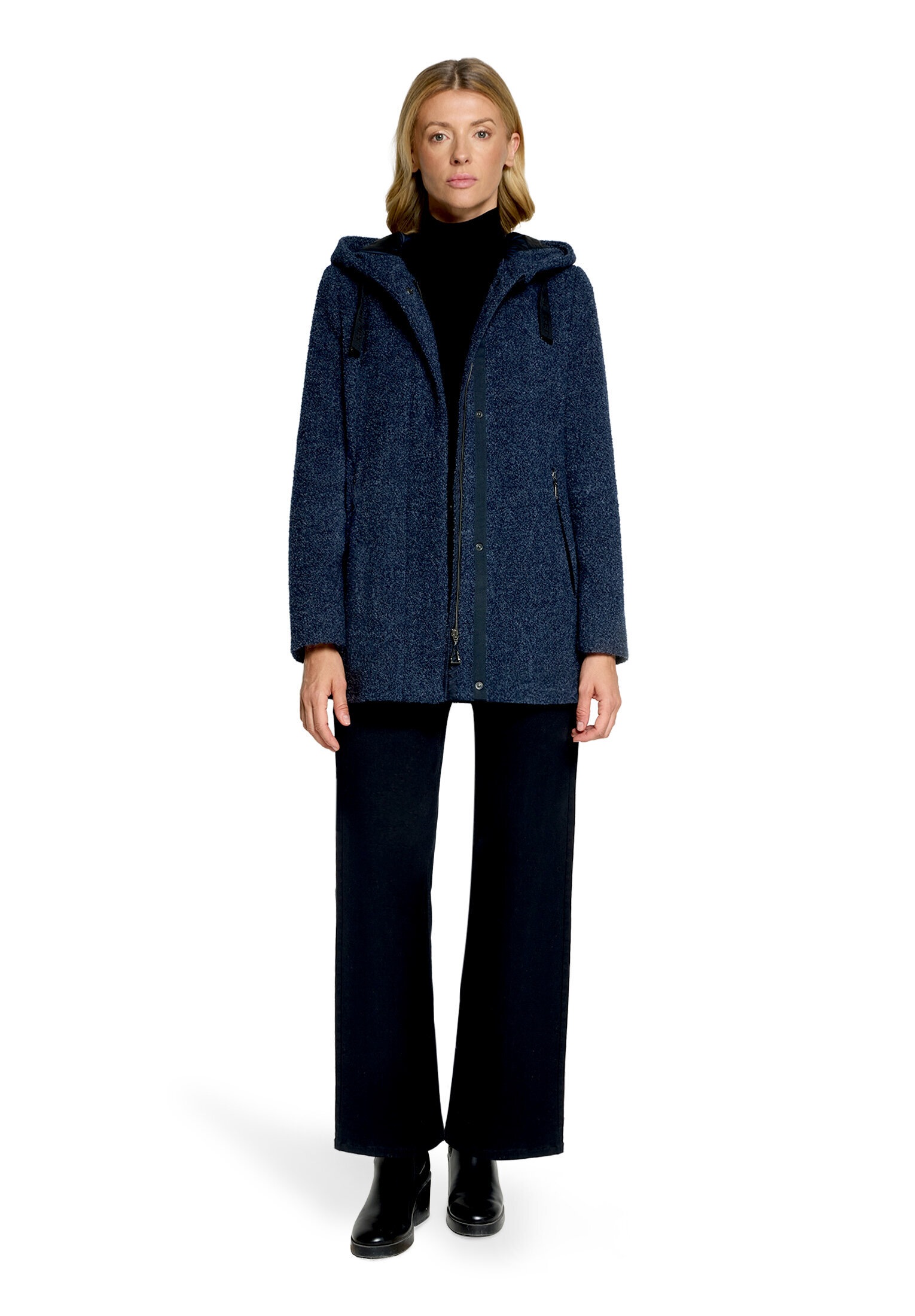 Gil Bret Wolljacke »Damen mit Kapuze« mit Kapuze