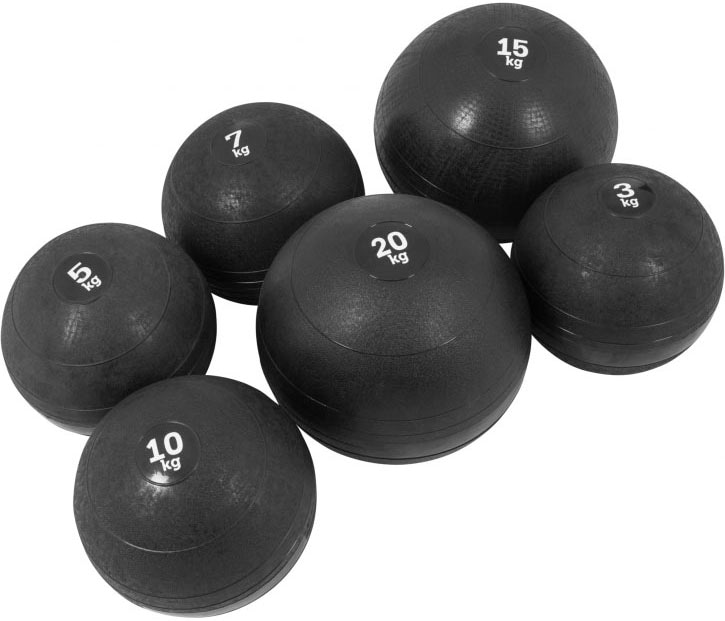 GORILLA SPORTS Medicininis kamuolys »Slamball 3-15 kg...