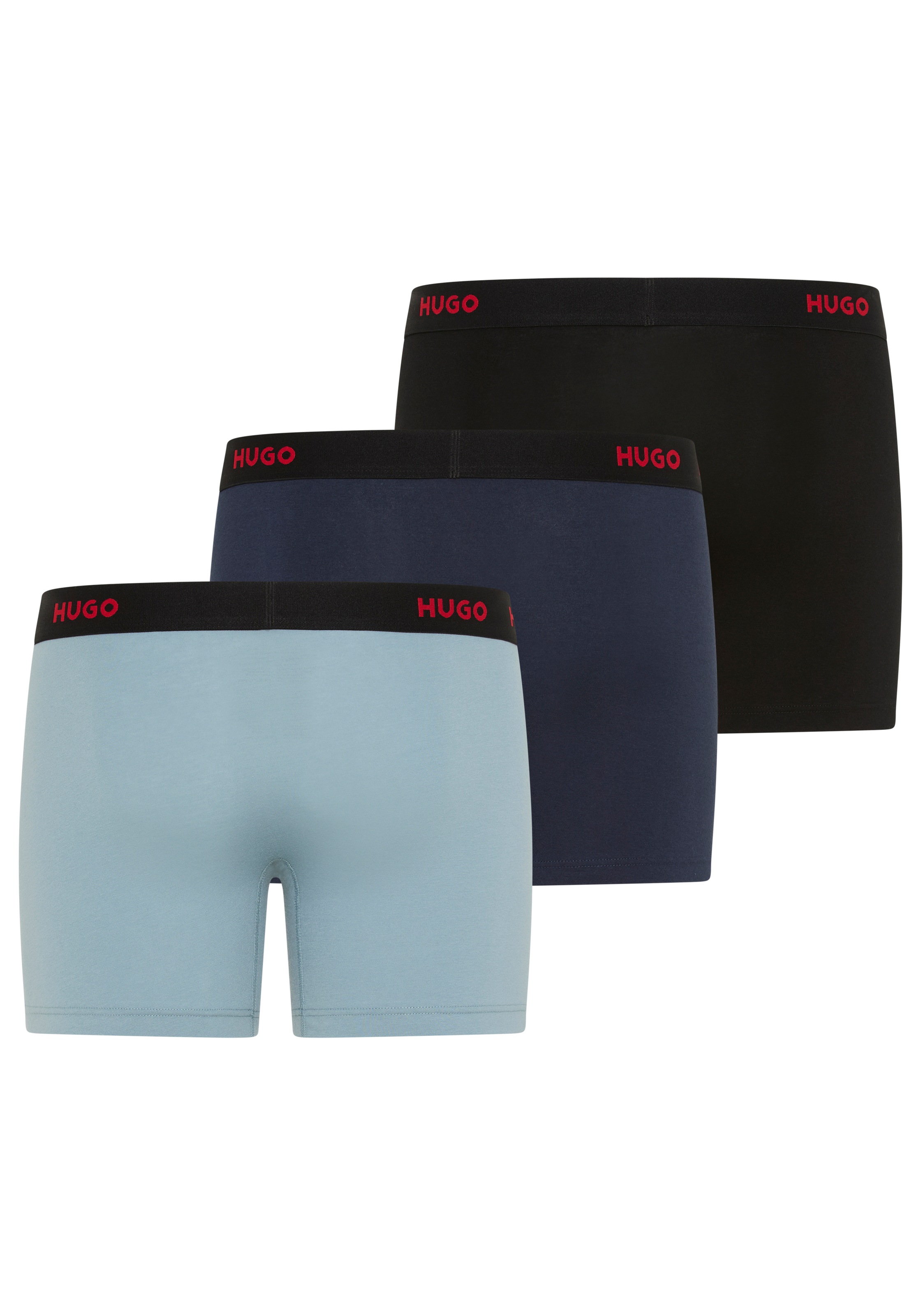 HUGO Underwear Boxer "BOXERBR TRIPLE" Packung, 3er, 3 Stk. mit elastischem günstig online kaufen